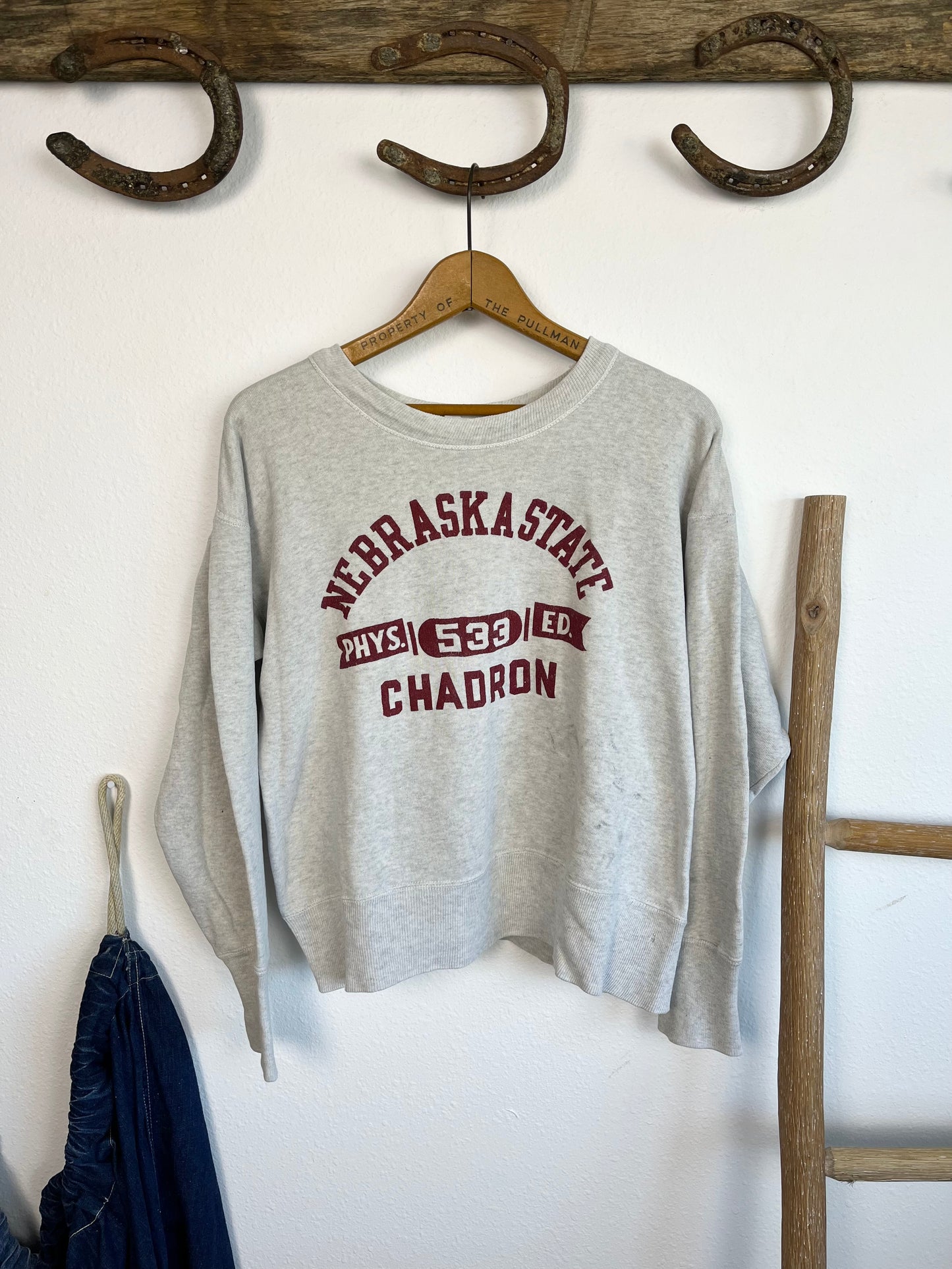 1950’s Champion Phys Ed Sweatshirt (S/M)