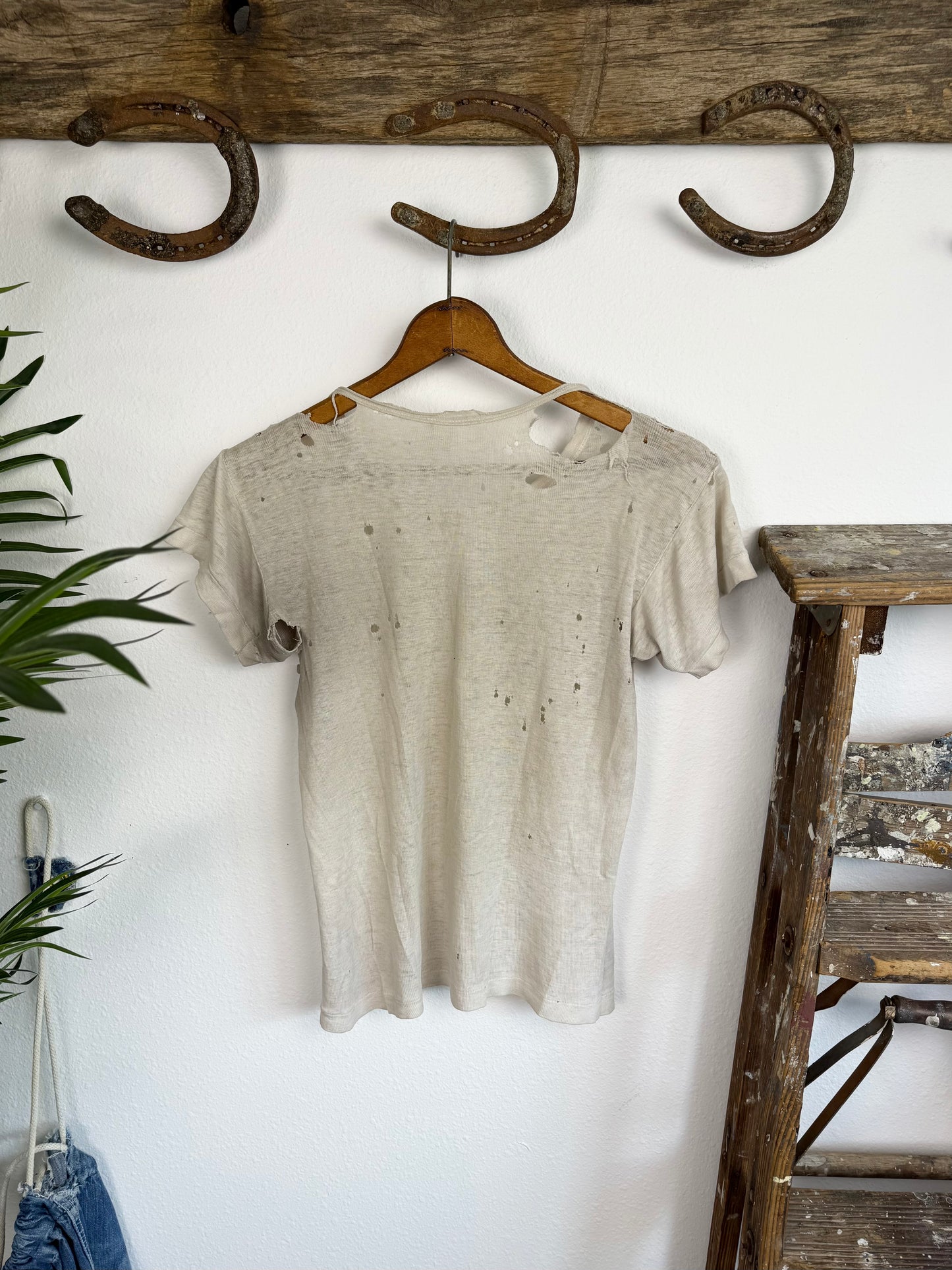 1930s Thrashed ‘Tulane’ Tee (S/M)