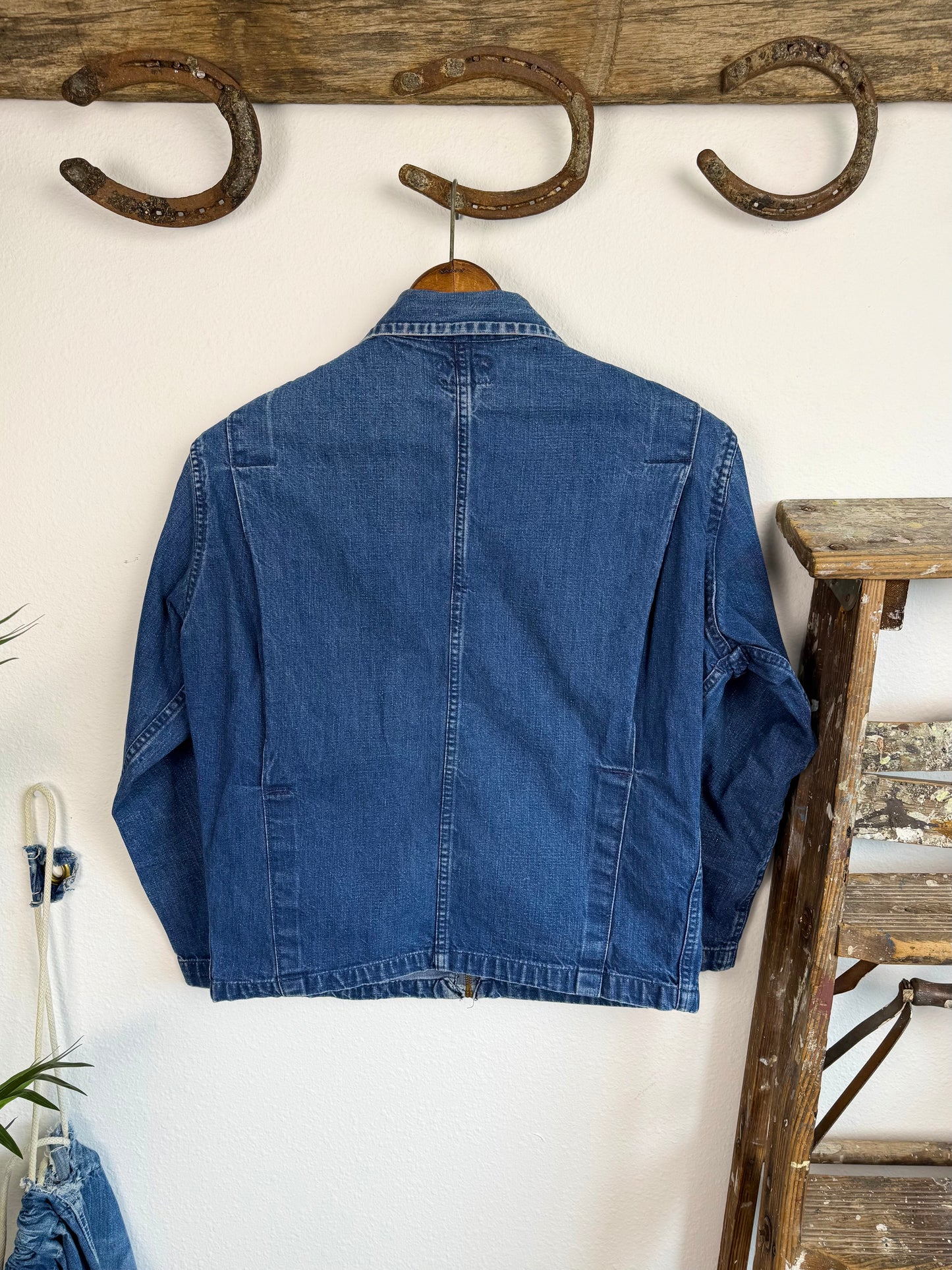 1950s ‘USN Cone Mills’ Al Miller Denim Jacket (M)