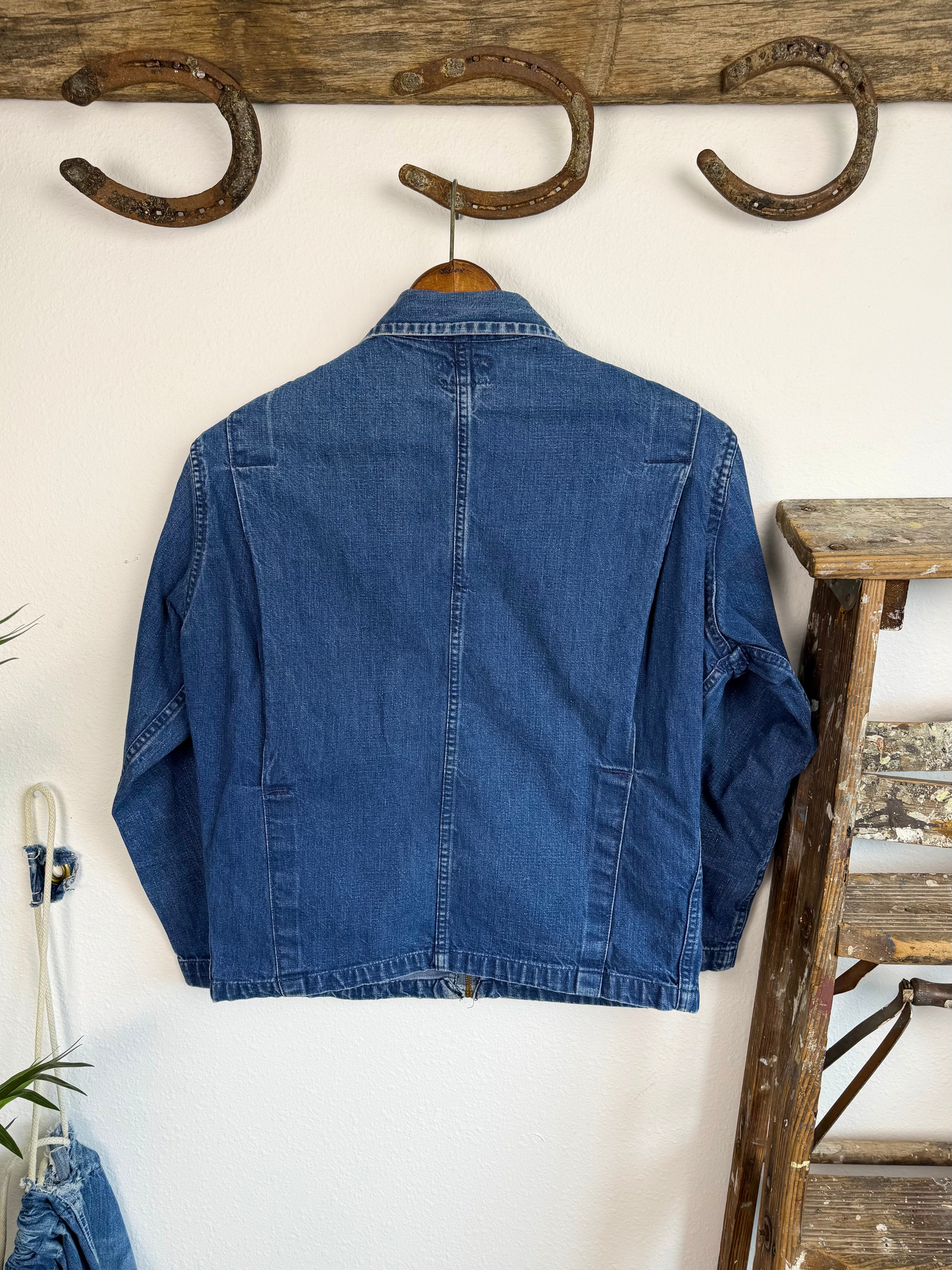 1950s ‘USN Cone Mills’ Al Miller Denim Jacket (M)