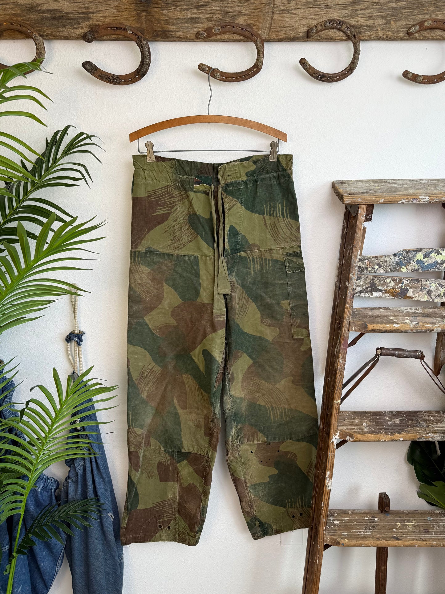 1950s Belgian Brushstroke Camo Pants (33)