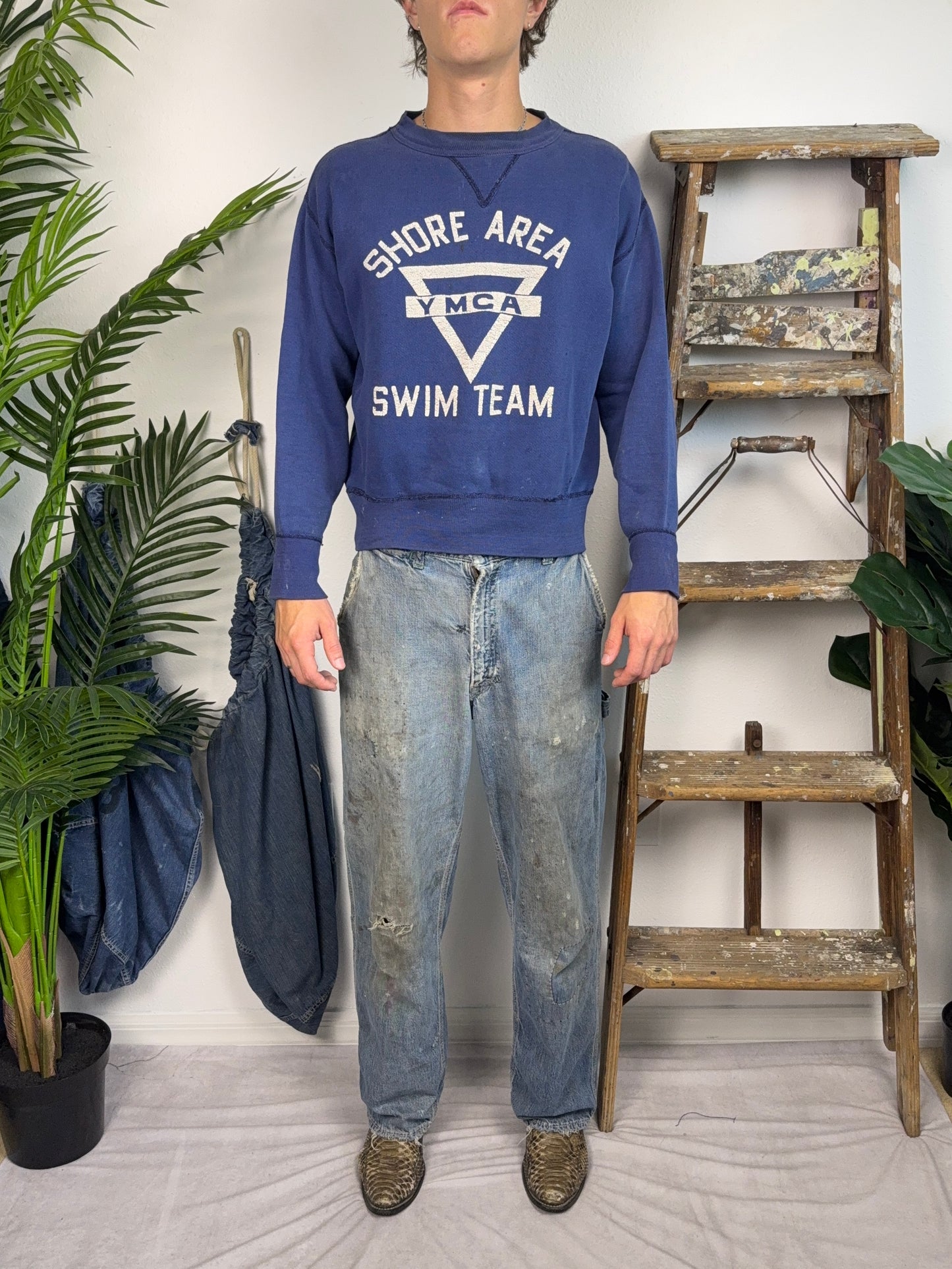1950’s YMCA Swim Team Single V Sweatshirt (S/M)
