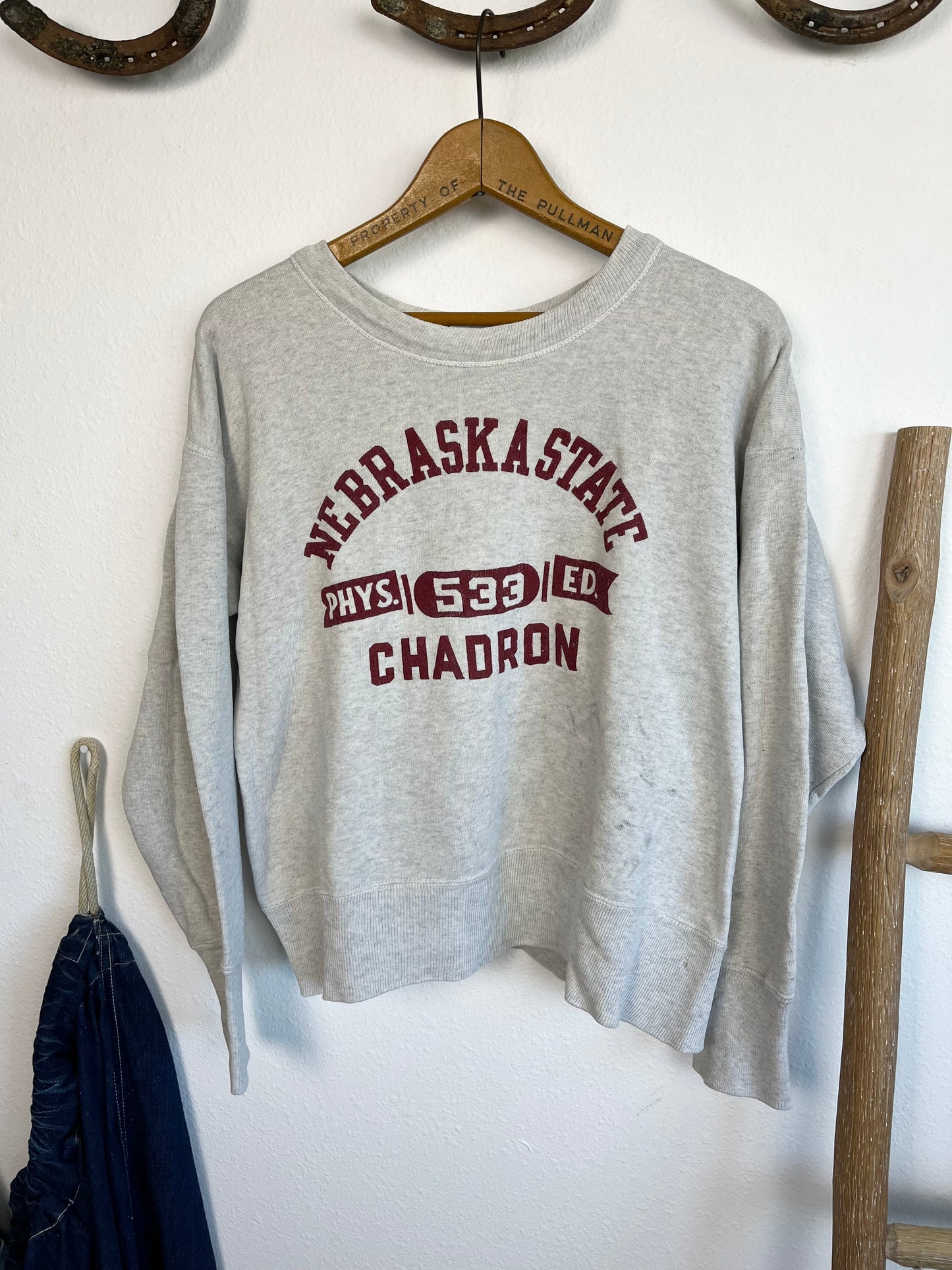 1950’s Champion Phys Ed Sweatshirt (S/M)