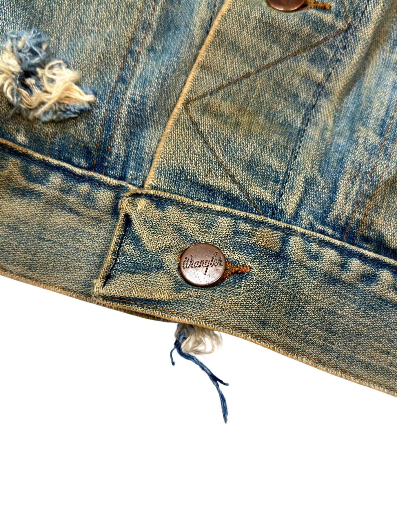 1950s Wrangler Blue Bell 8MZ ‘Mud’ Denim Jacket (M/L)