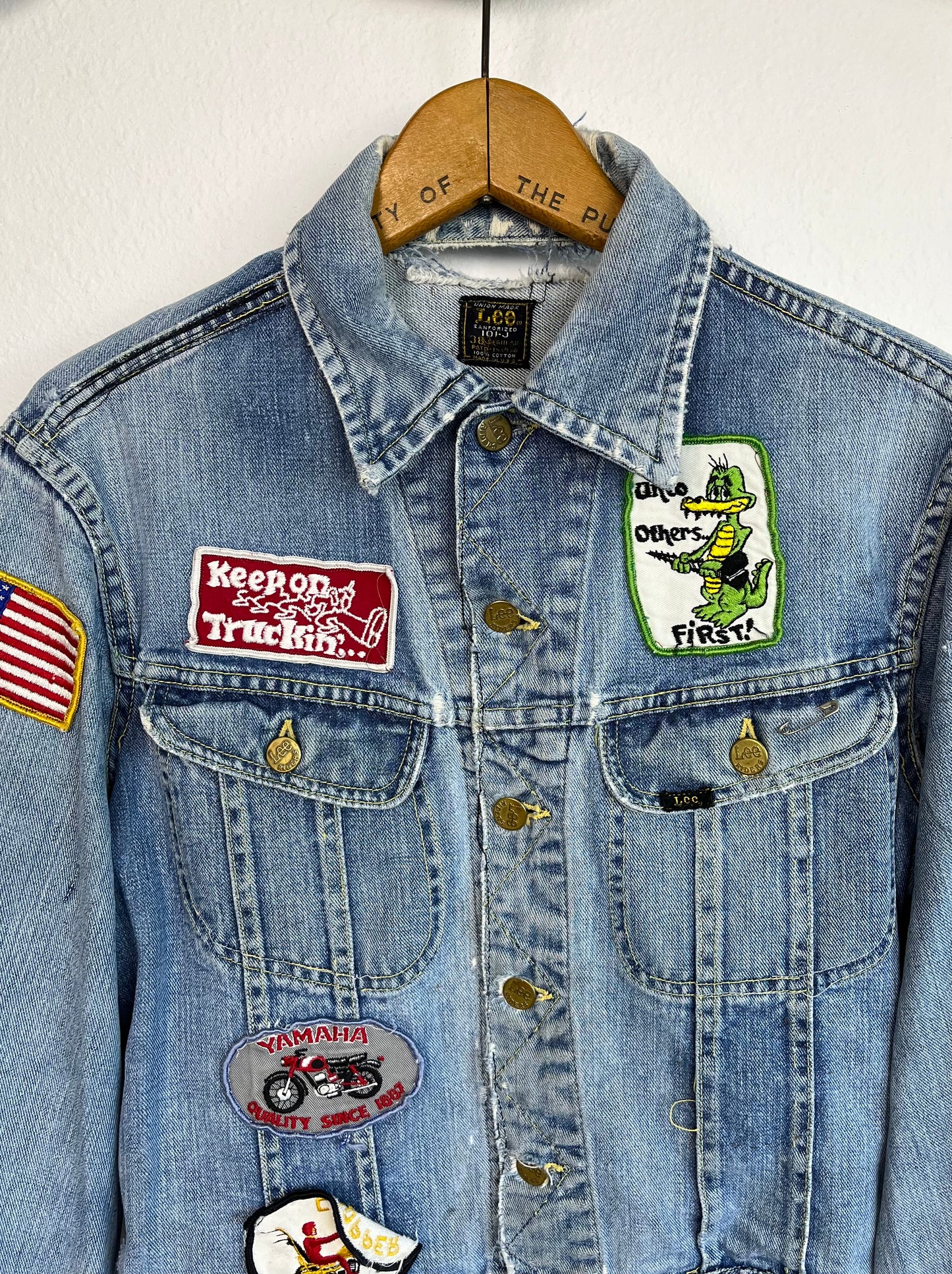 1960’s Lee Trucker Jacket With Original Patches (S/M)