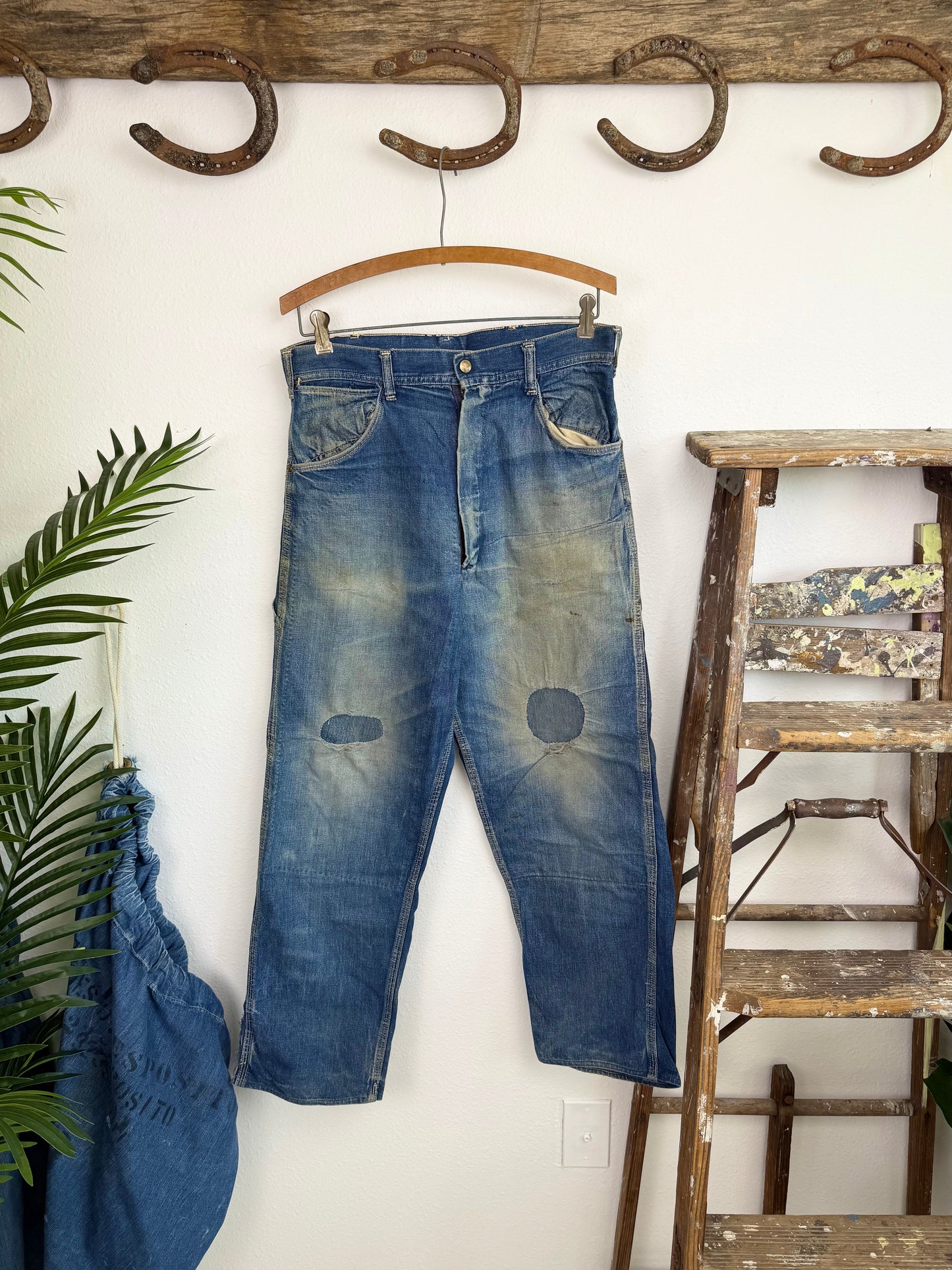 1950s Key Imperial Faded Carpenter Jeans (31)