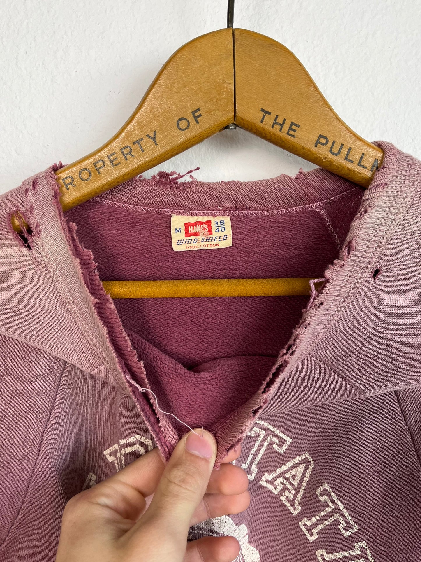1950’s Hanes Sun Faded Ohio State Sweatshirt (S/M)