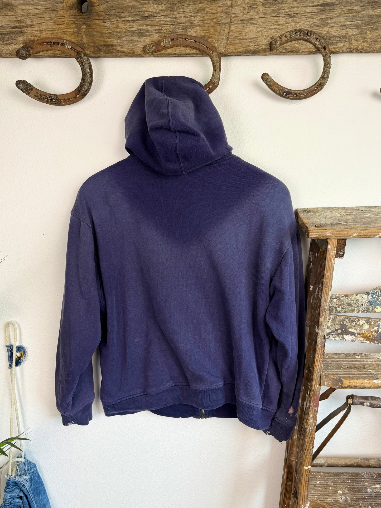 1970s Thermal ‘Hood Sun Fade’ Zip Up Jacket (L/XL)