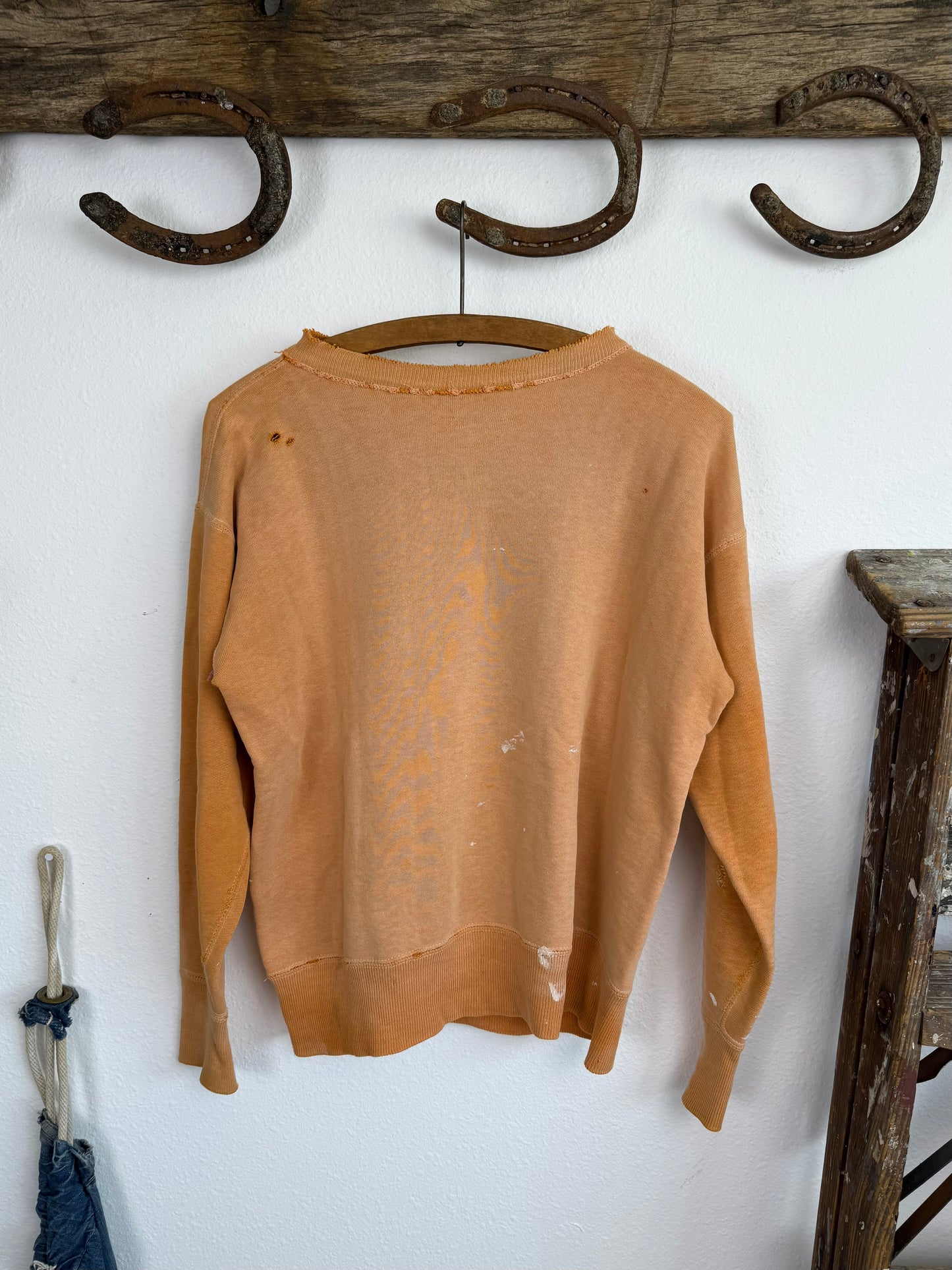 1950s Asplundh Tree Expert Orange Sun Faded Sweatshirt (L)