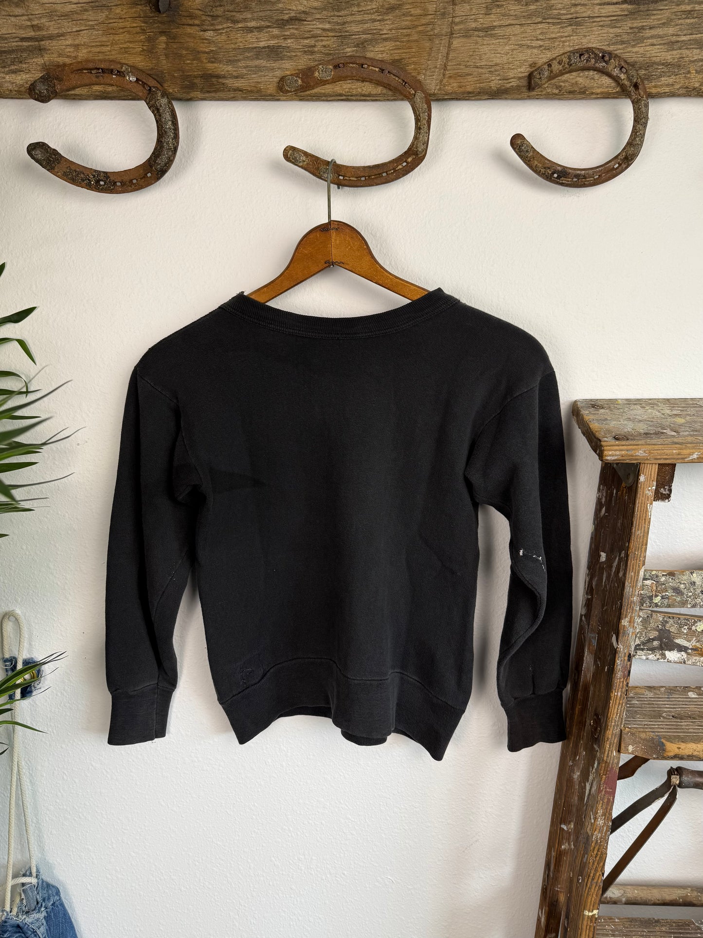 1960s Black ‘What’s New Pussycat’ Sweatshirt (S)