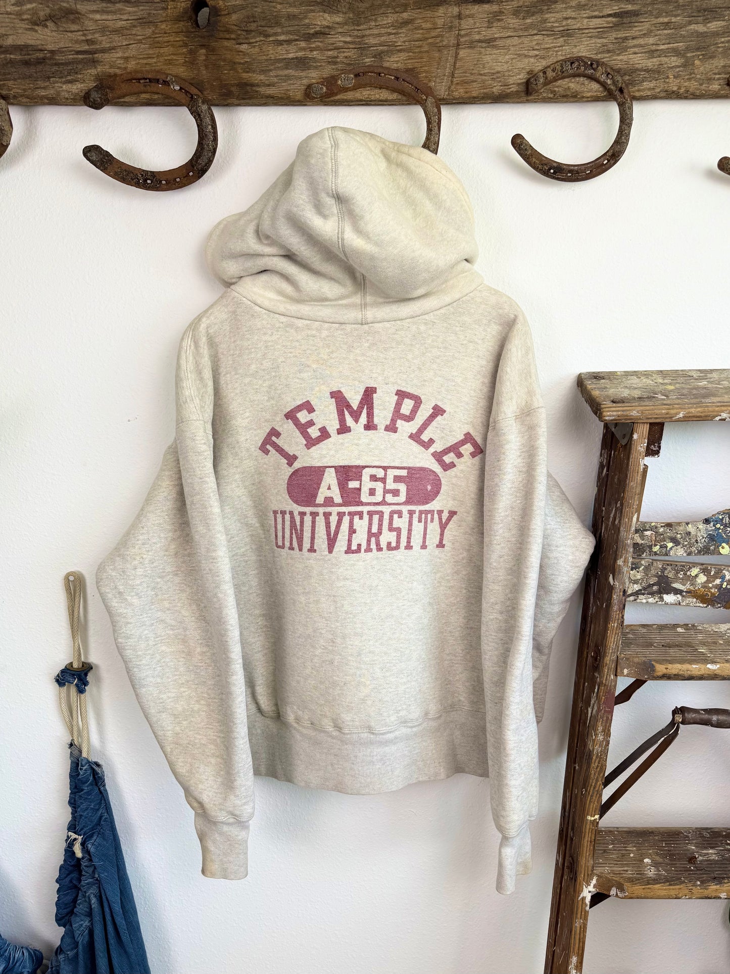 1950s Champion Temple University Double Face Afterhood (XXL)