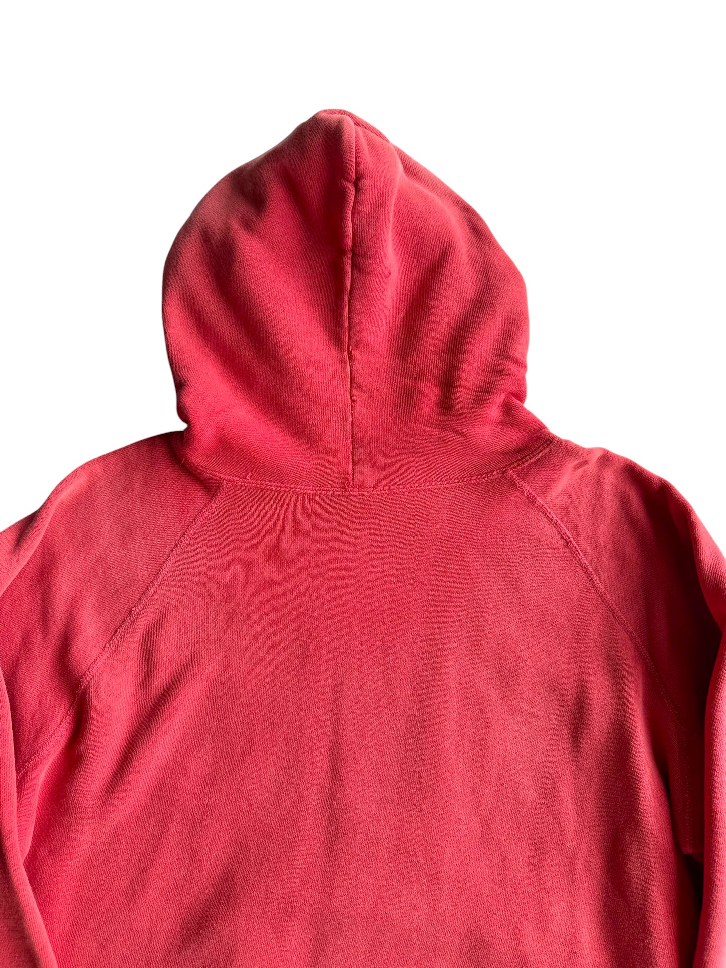 1950s Sun Faded Lock Hood Red Hoodie (XL)