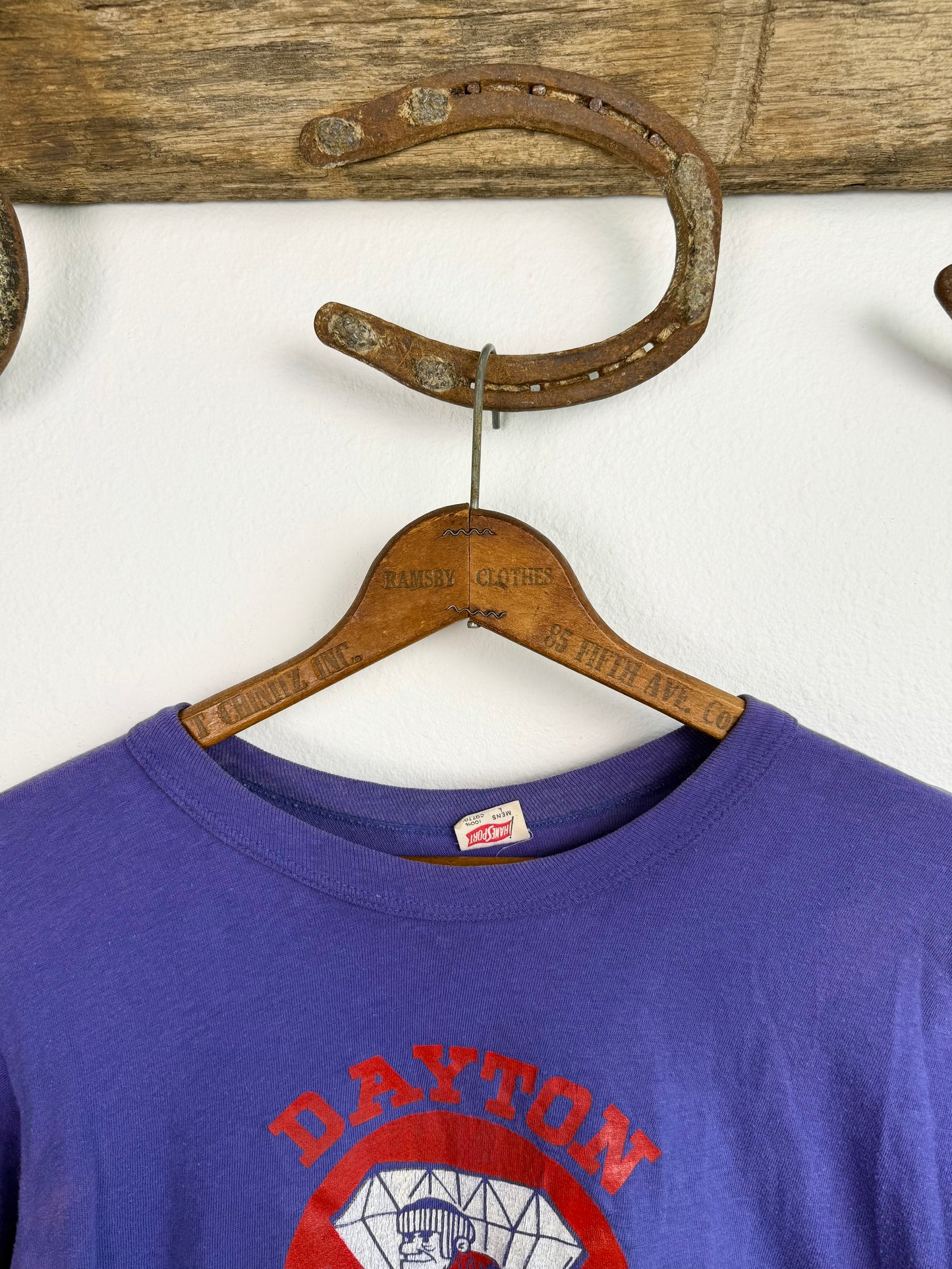 1960s Sun Faded Dayton Gems Hockey Tee (S/M)