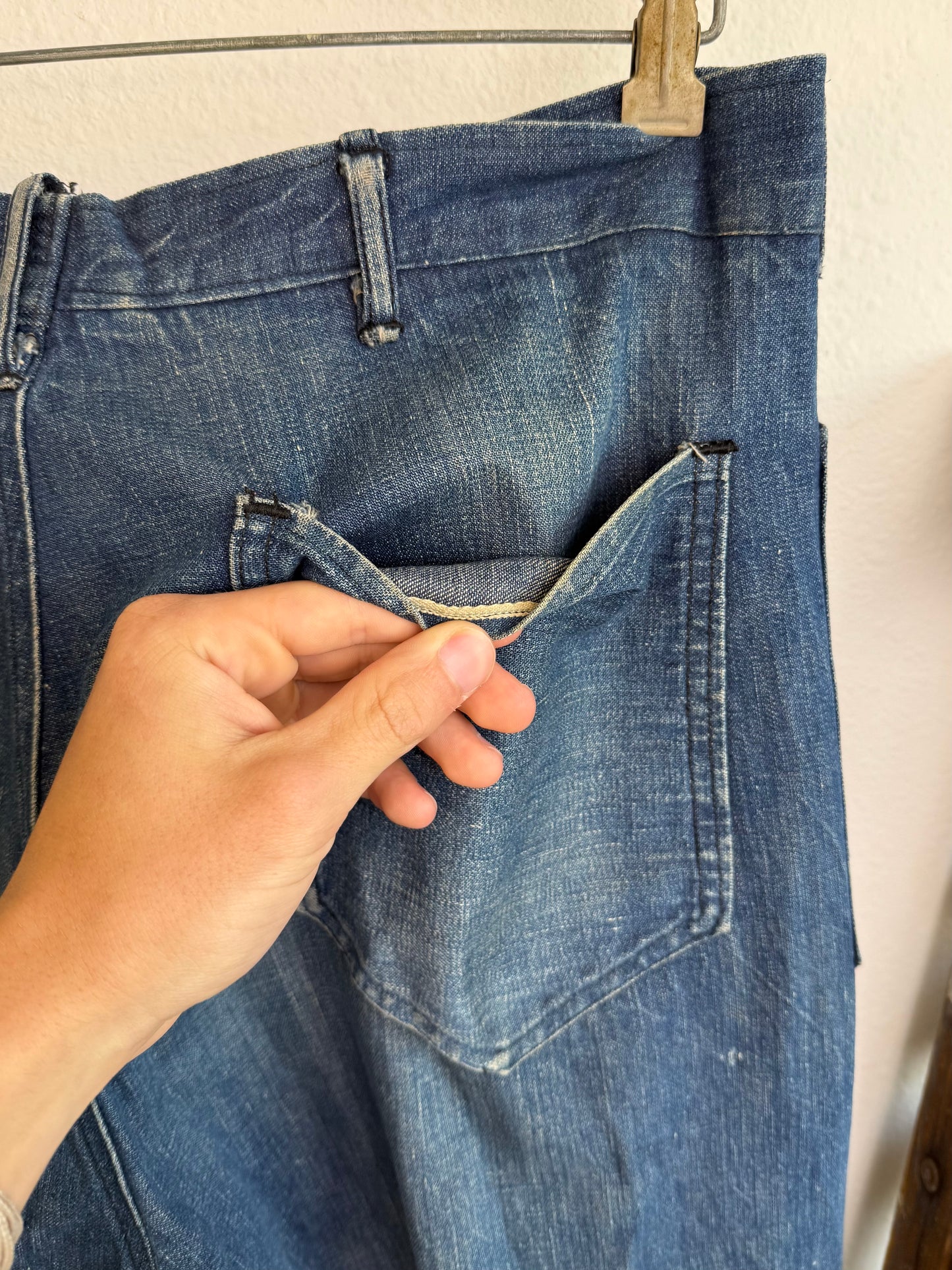 1940s Selvedge Sanforized Seafarer Dungarees (34)