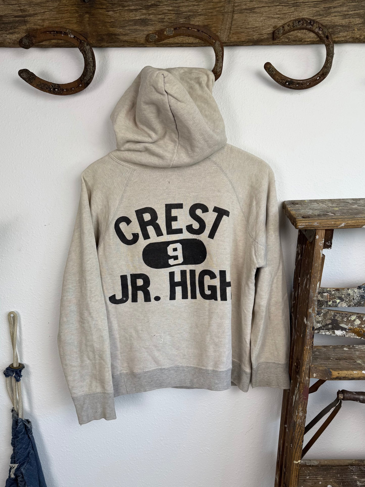 1960s Crest JR. High Two Tone Track Hoodie (M)