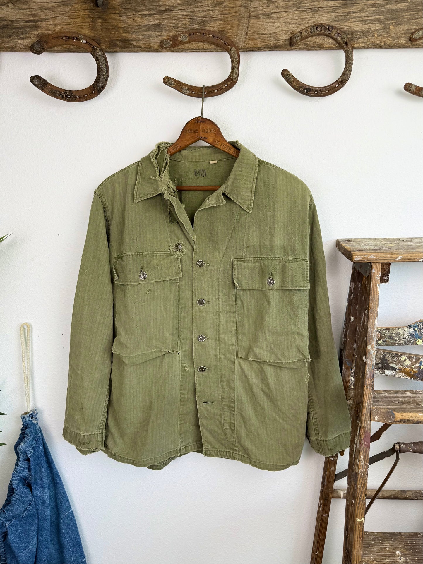 1940s WW2 13 Star Striped Jacket (XL)