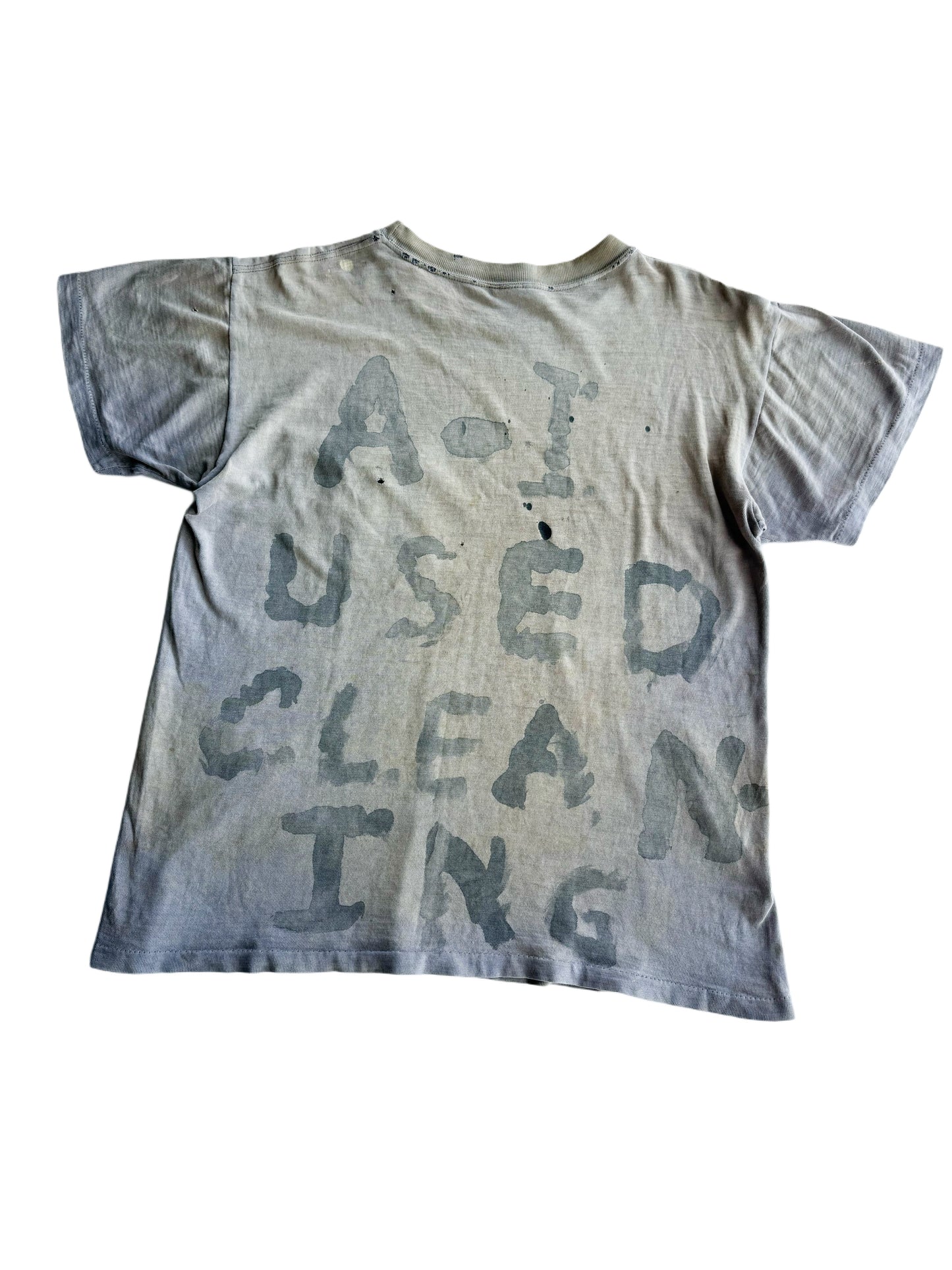 1950s Splatter Paint Faded Pocket Tee (S/M)