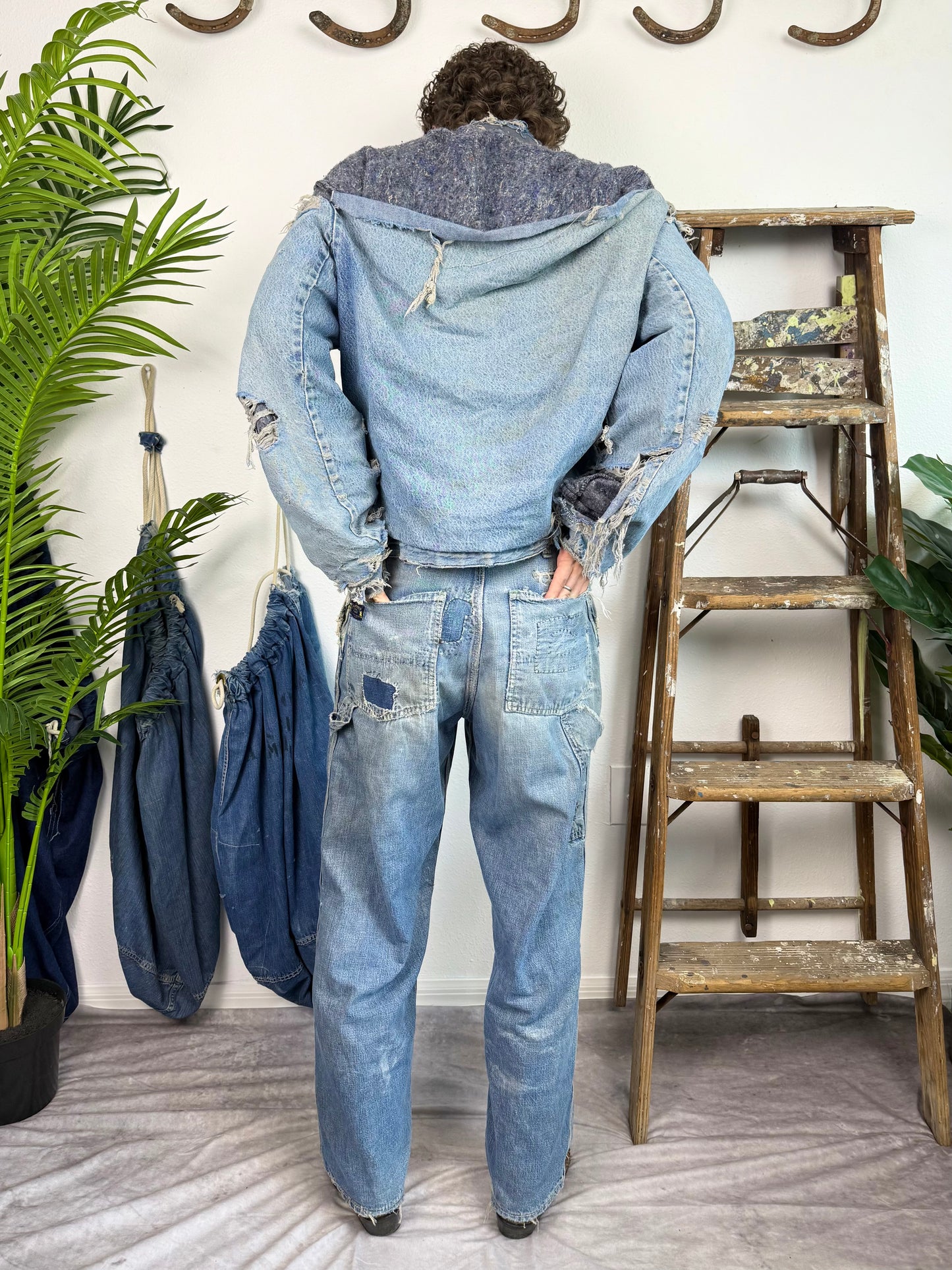 1970s Big Ben Thrashed ‘Zombie’ Denim Jacket (XL)