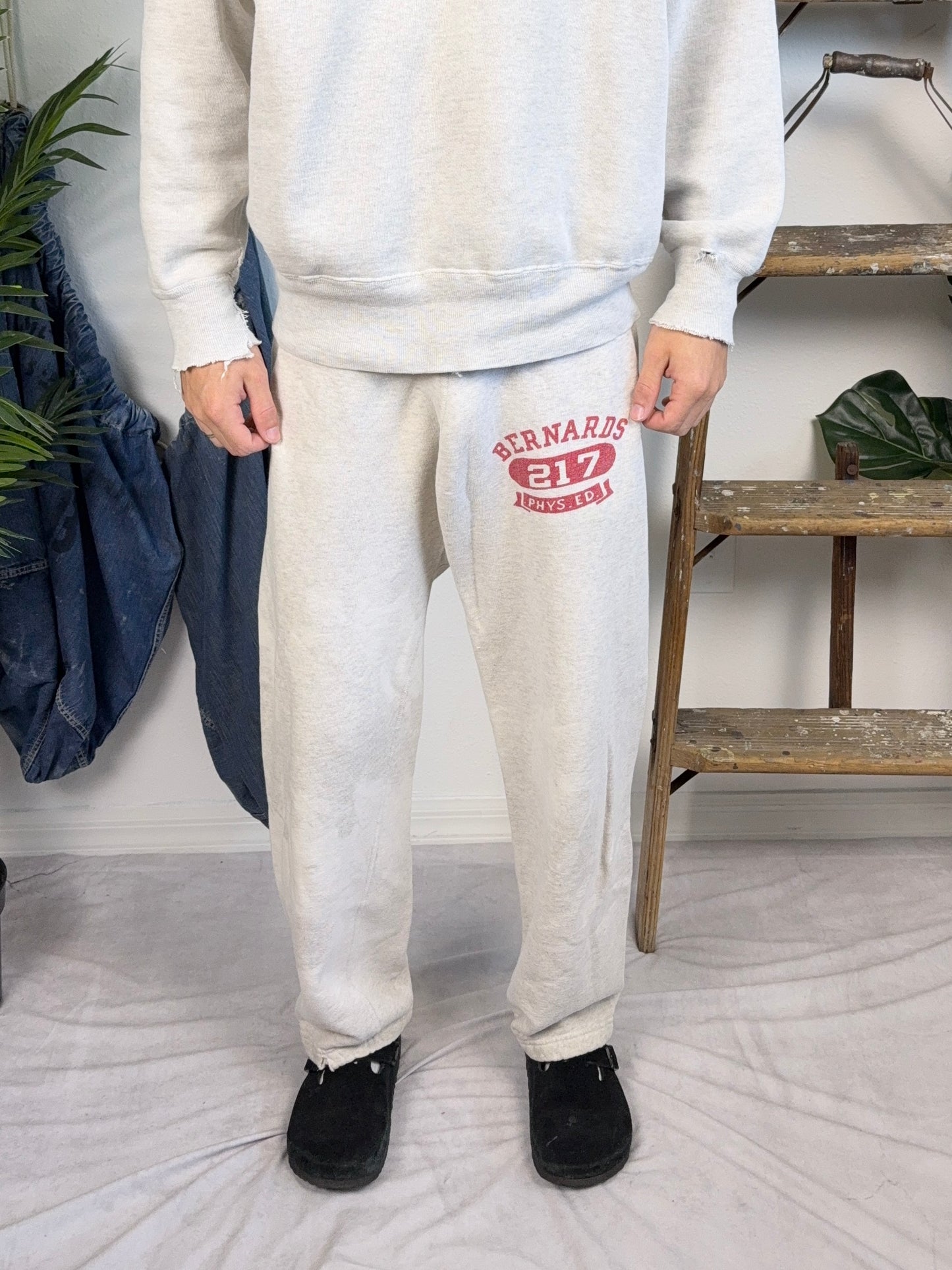 1960s Champion Bernards Phys Ed Sweatpants (M)
