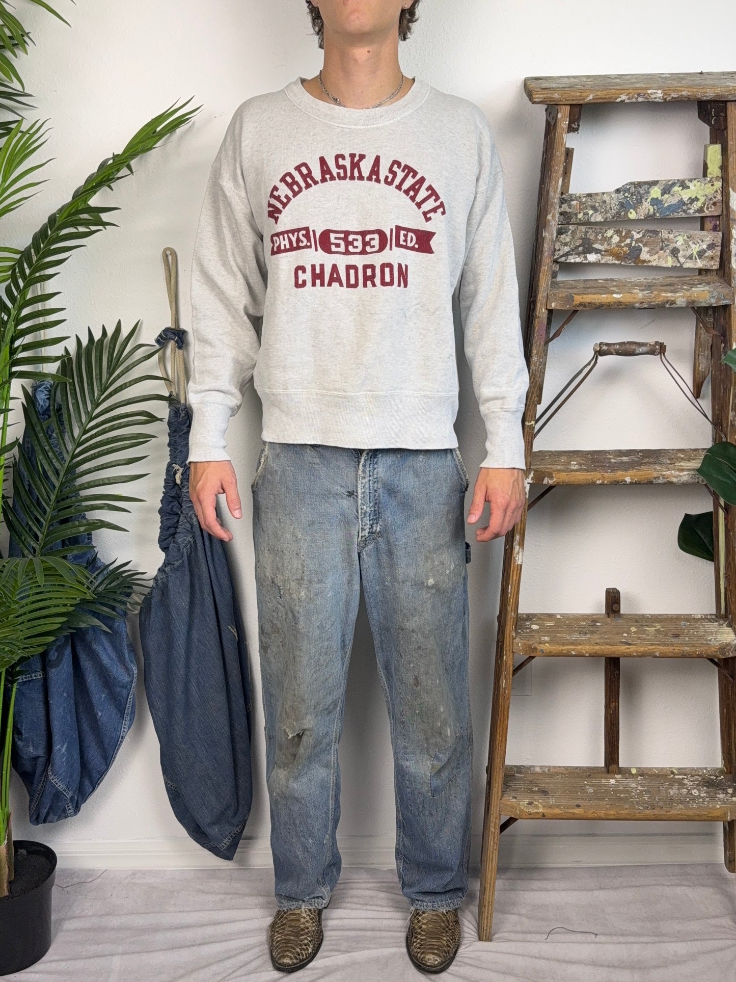 1950’s Champion Phys Ed Sweatshirt (S/M)