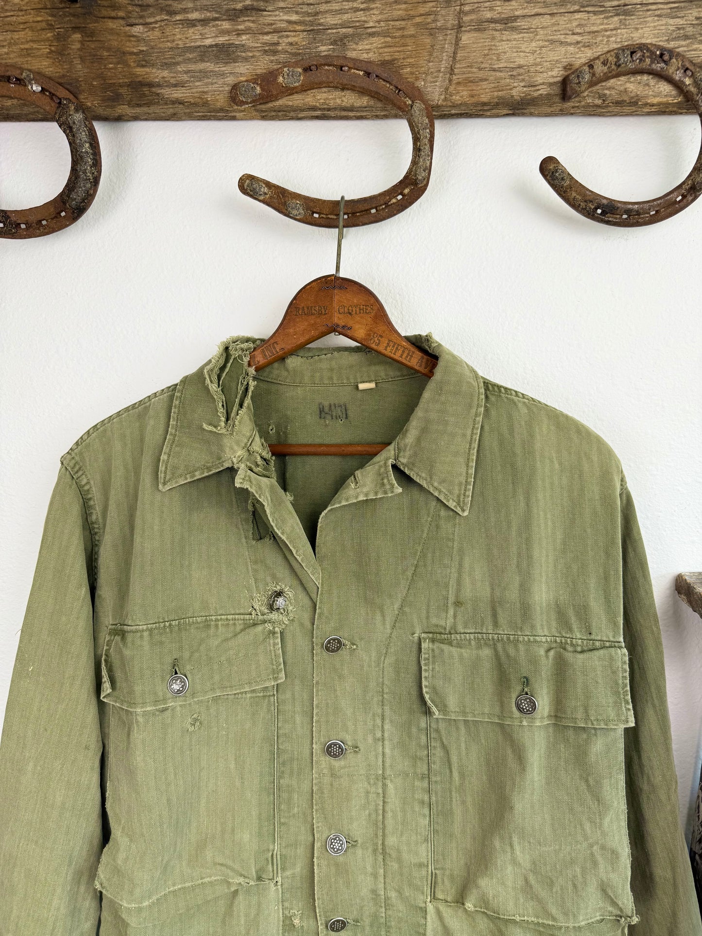 1940s WW2 13 Star Striped Jacket (XL)