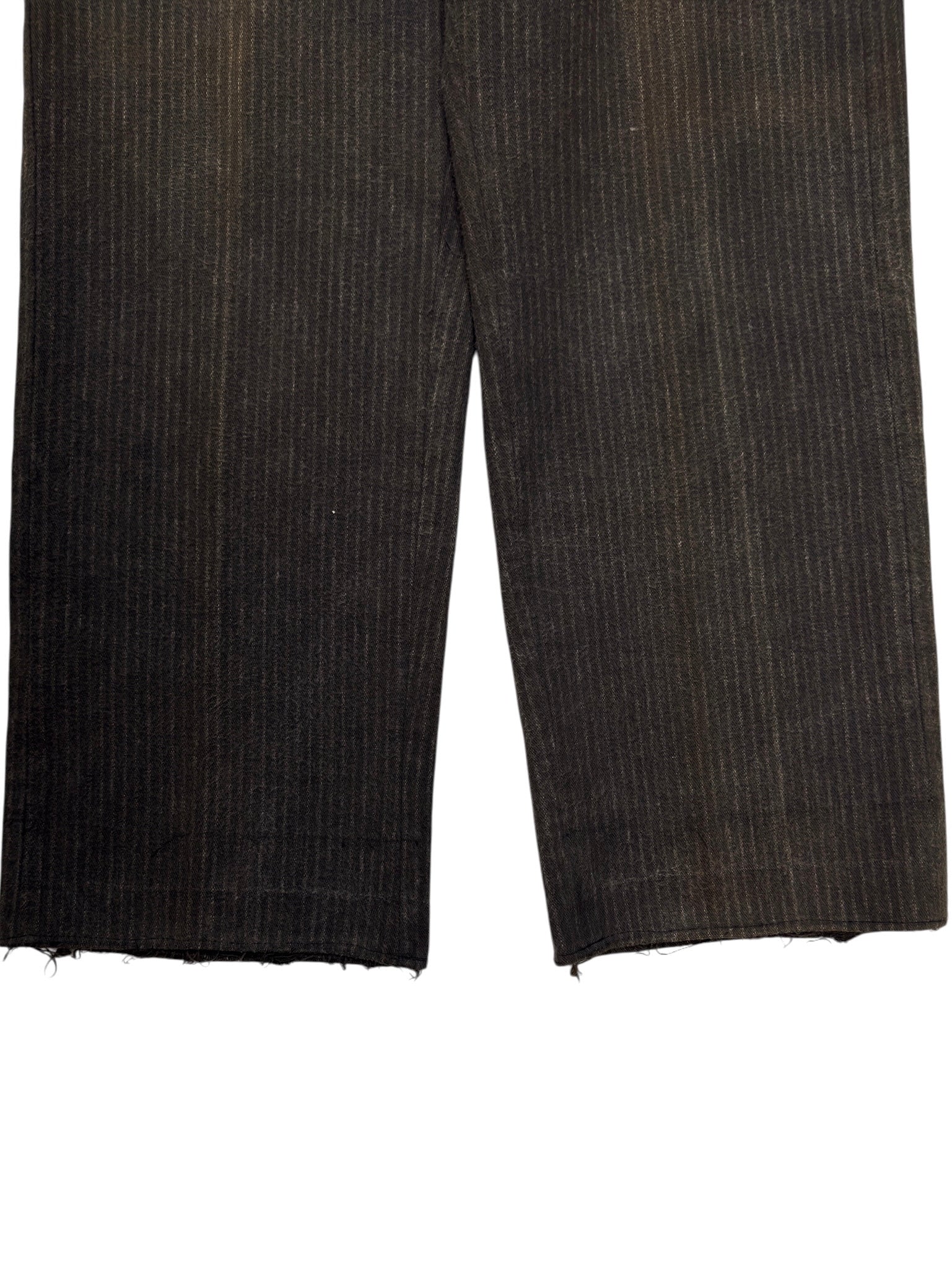 1950s Striped Heavy Cotton Trousers (29)
