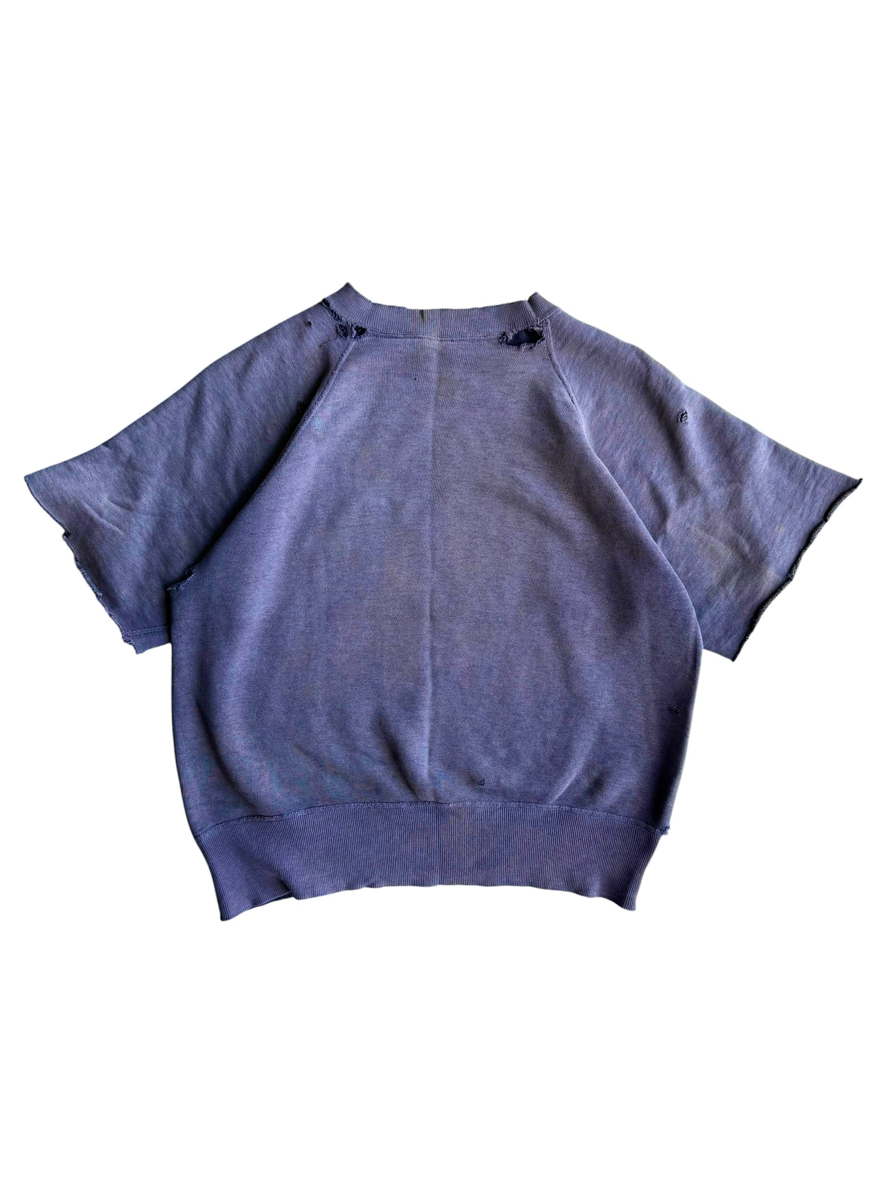 1950s Sun Faded ‘US Navy’ Chopped Sweatshirt (S/M)
