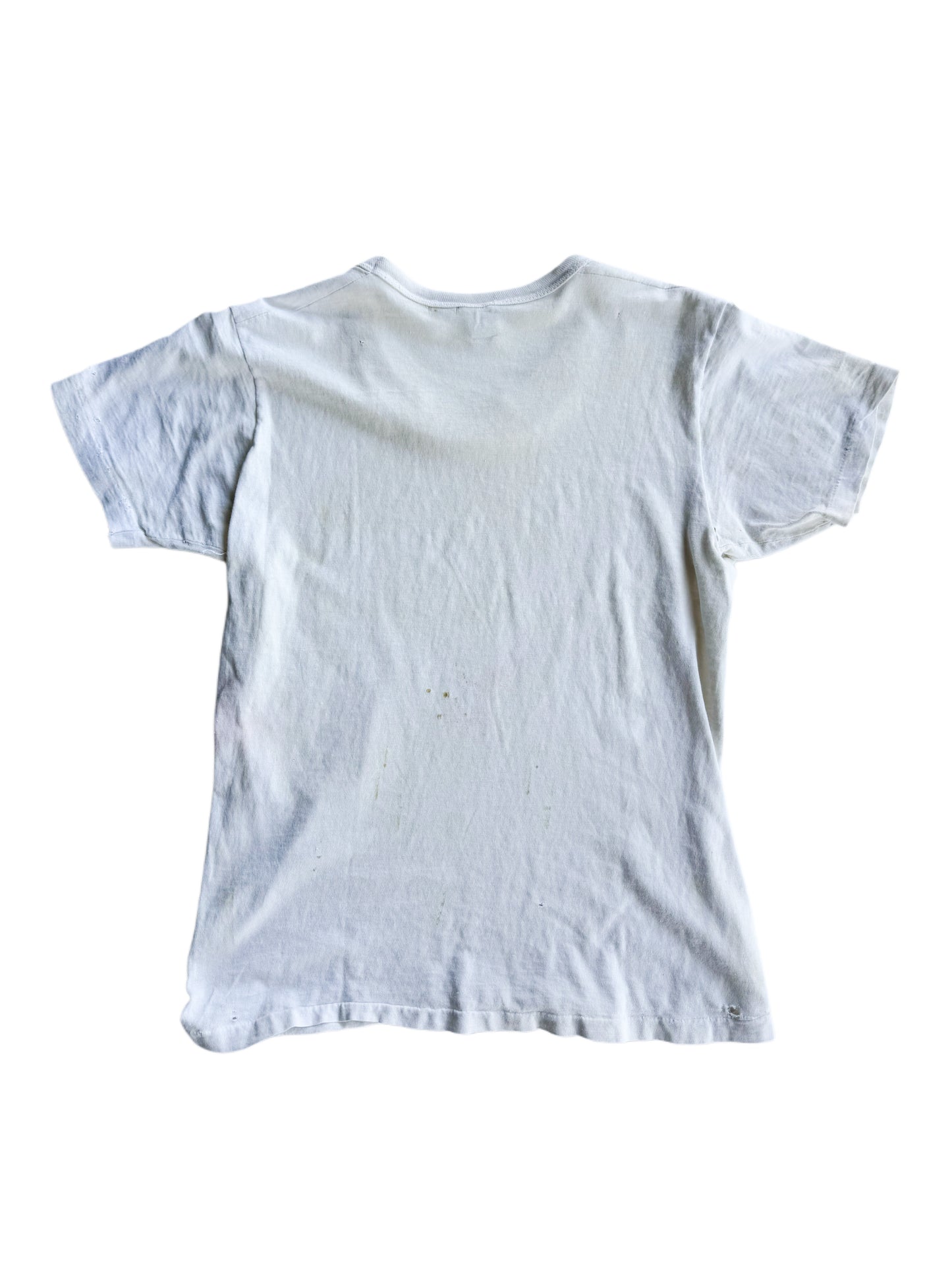1960s Perfectly Distressed White Tee (S)