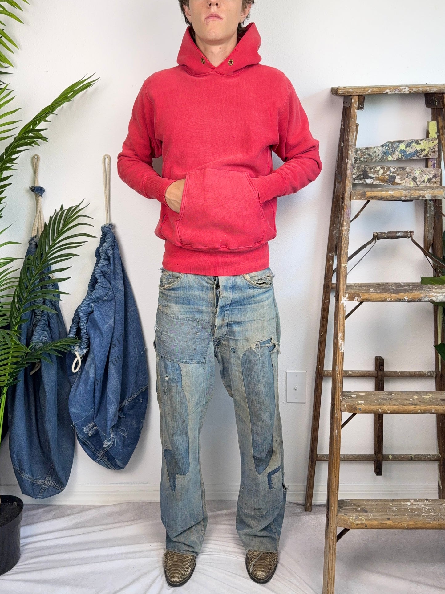 1970s Martin Track Champion Reverse Weave Hoodie (S/M)