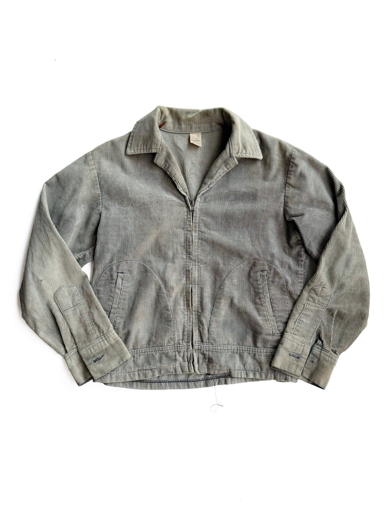 1950s Sun Faded ‘Ghost Print’ FFA Jacket (S/M)