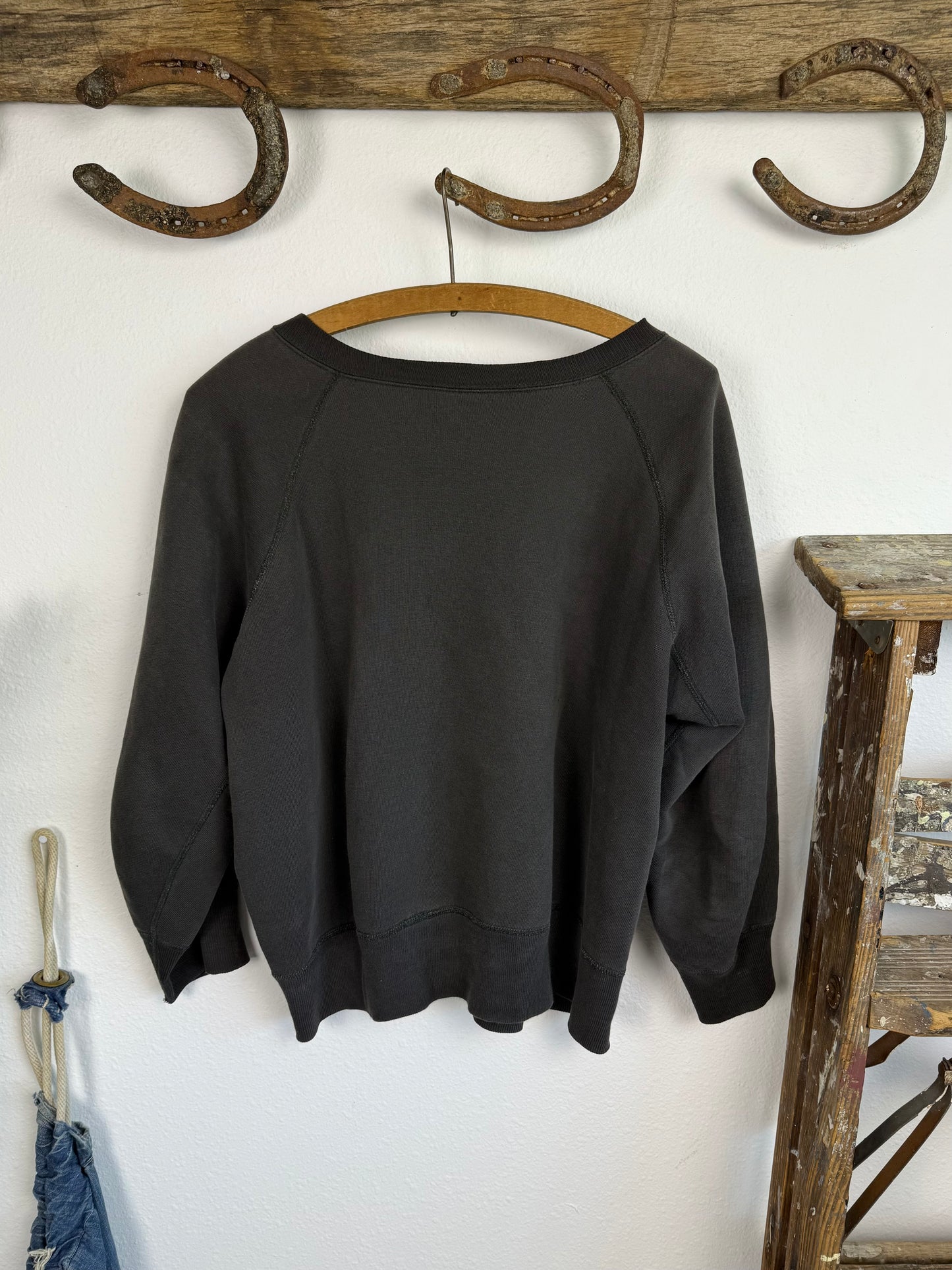 1950s Black Ohio Wesleyan Sweatshirt (L)