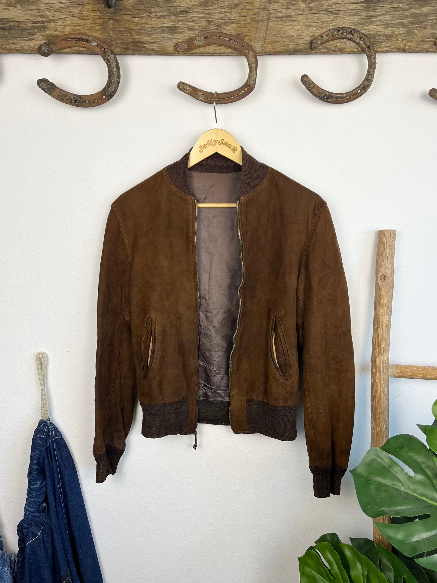 1950’s Crown Suede Leather Jacket (38)