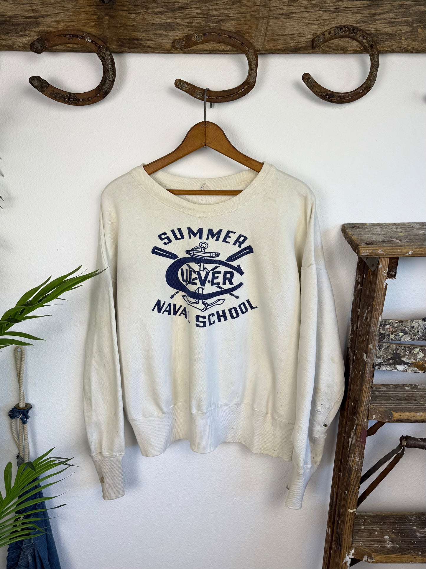1950s Champion Summer Culver Naval School Sweatshirt (XL)