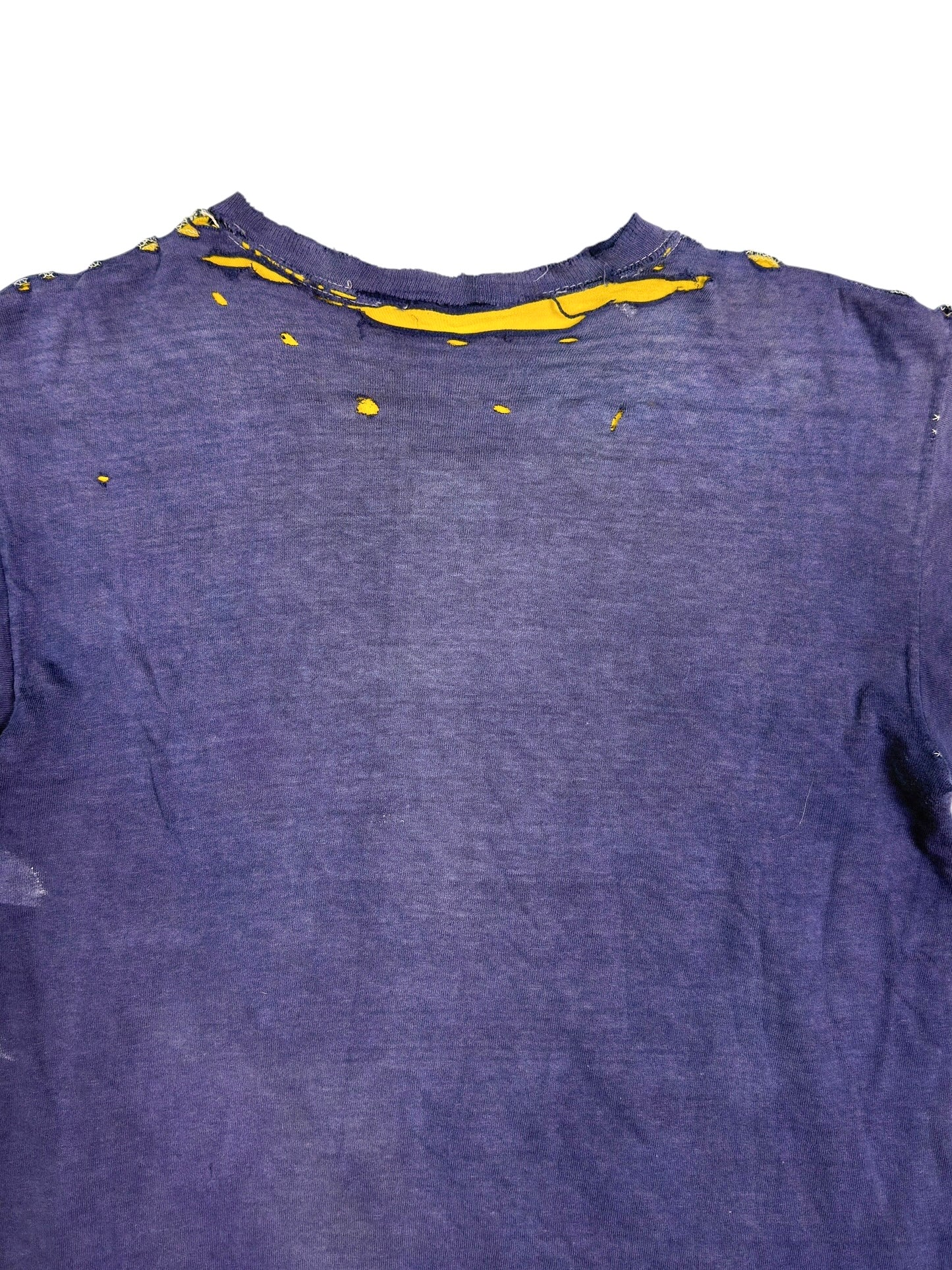 1950s ‘Monroe’ Sun Faded and Distressed Double Face Tee (S/M)