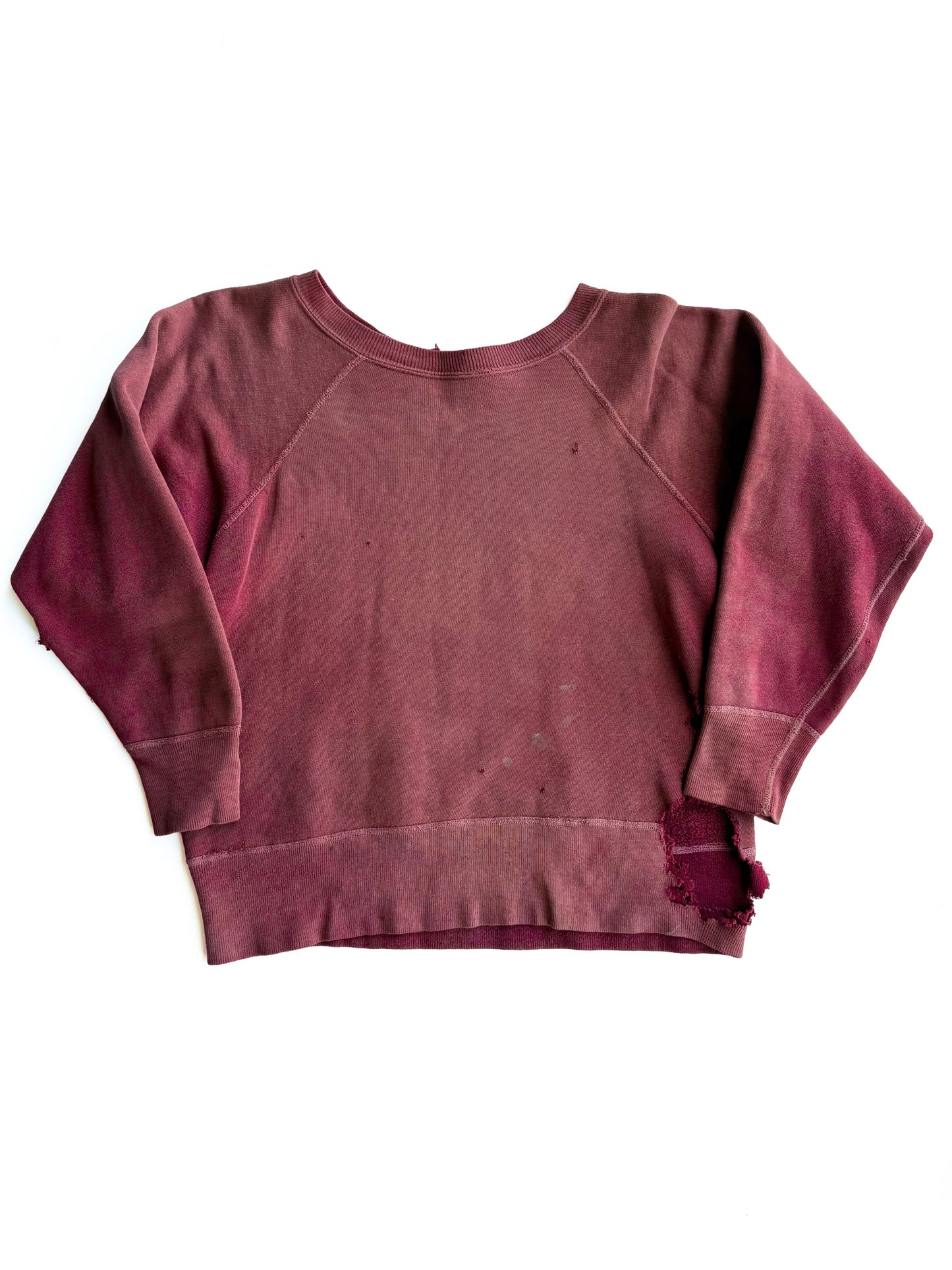 1950s Sun Faded Hartsell High Distressed Sweatshirt (S/M)