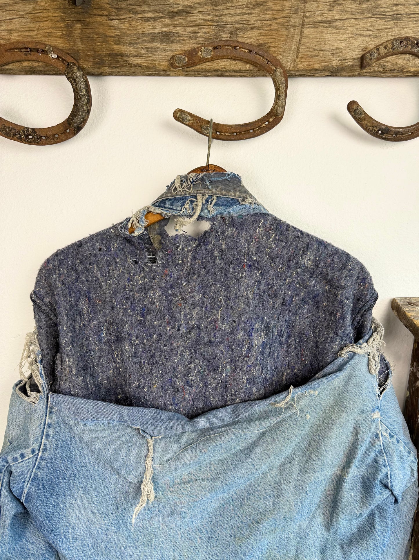 1970s Big Ben Thrashed ‘Zombie’ Denim Jacket (XL)