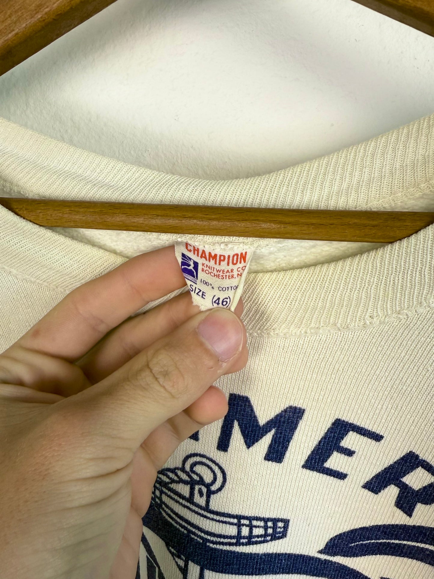 1950s Champion Summer Culver Naval School Sweatshirt (XL)
