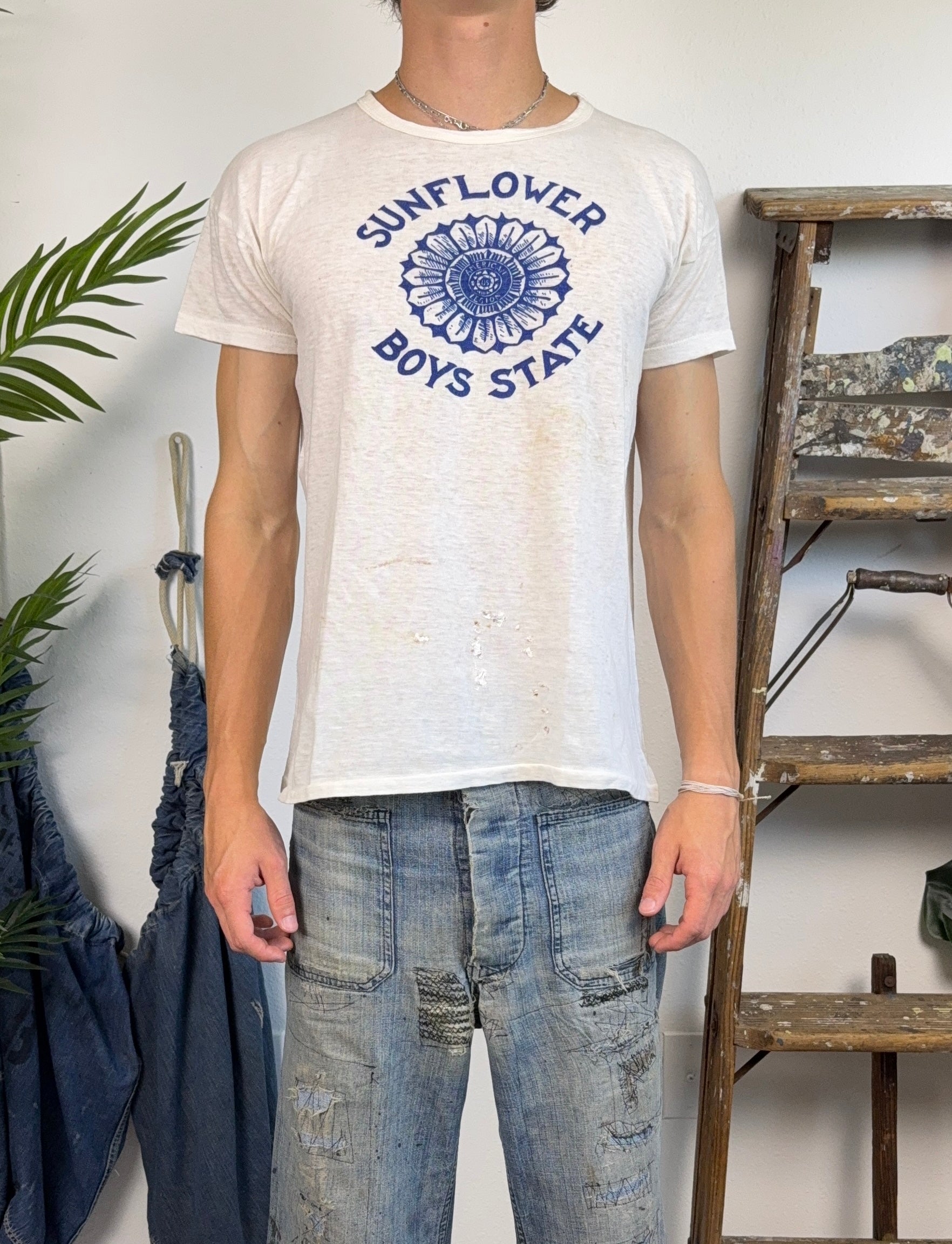 1940s Flower Boys State Tee (M/L)
