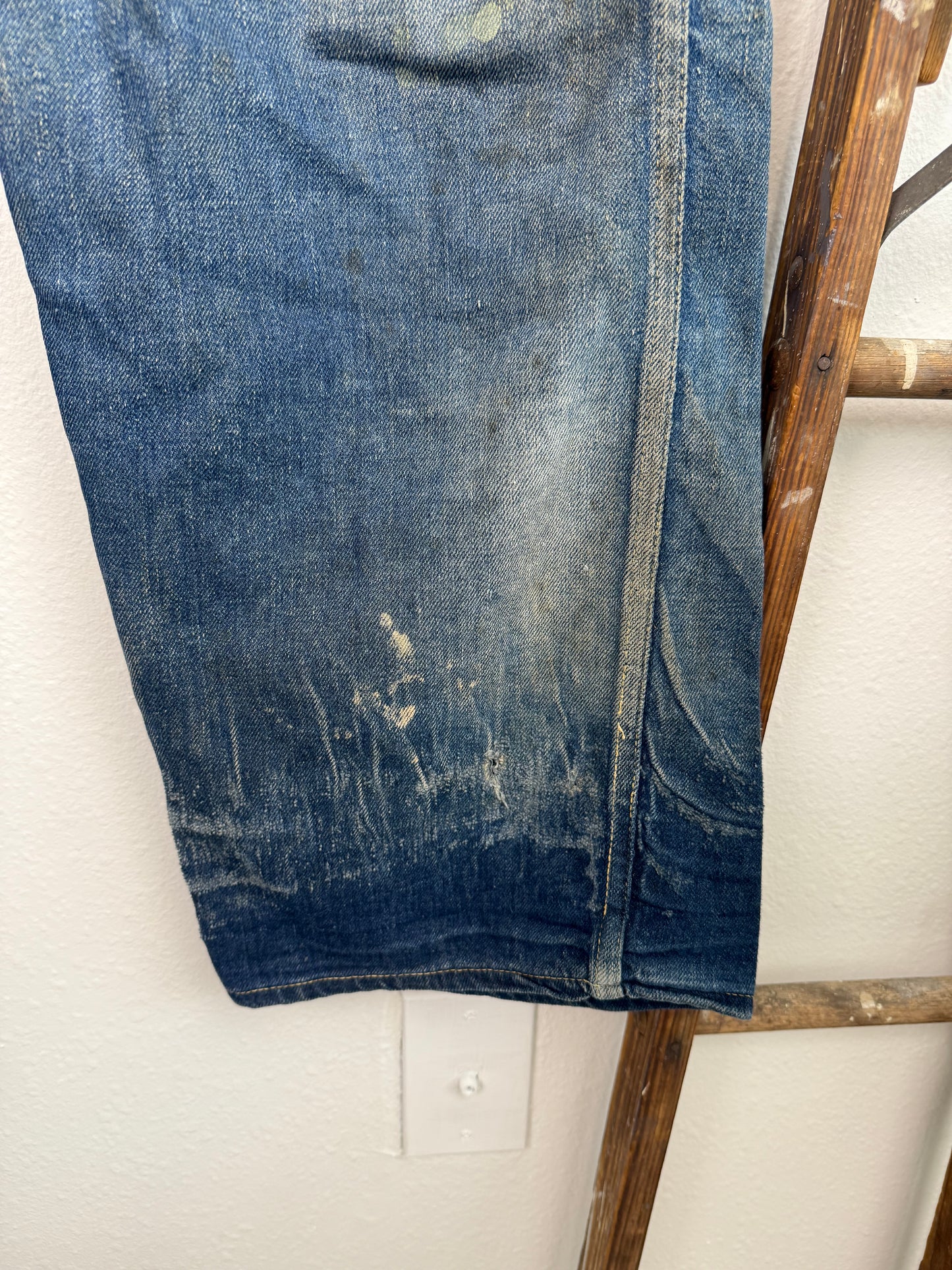 1934 Model Lee Cowboy Worn Buckle Back Jeans (35)