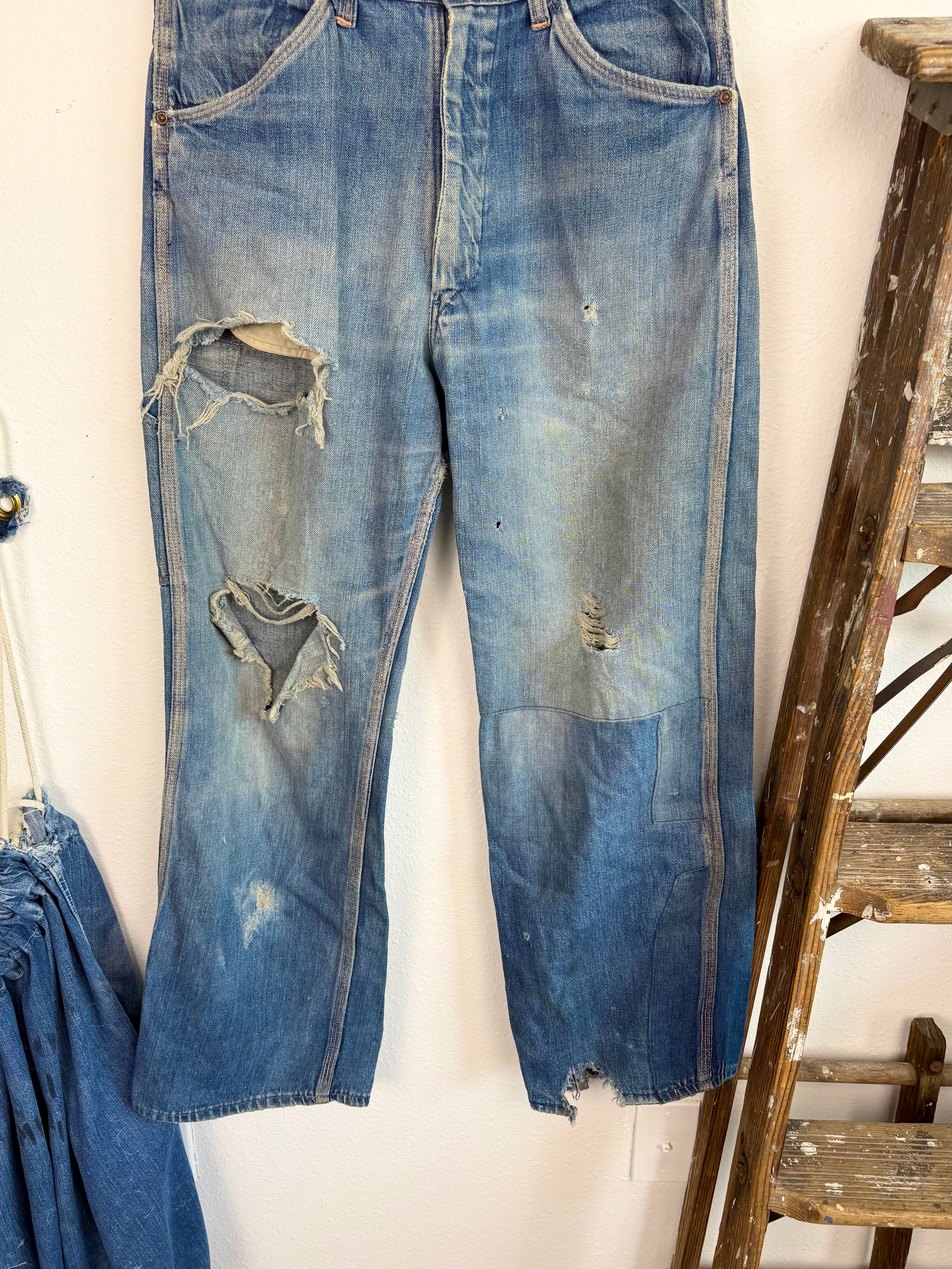1950s Big Mac ‘Perfectly Distressed’ Carpenter Jeans (32)