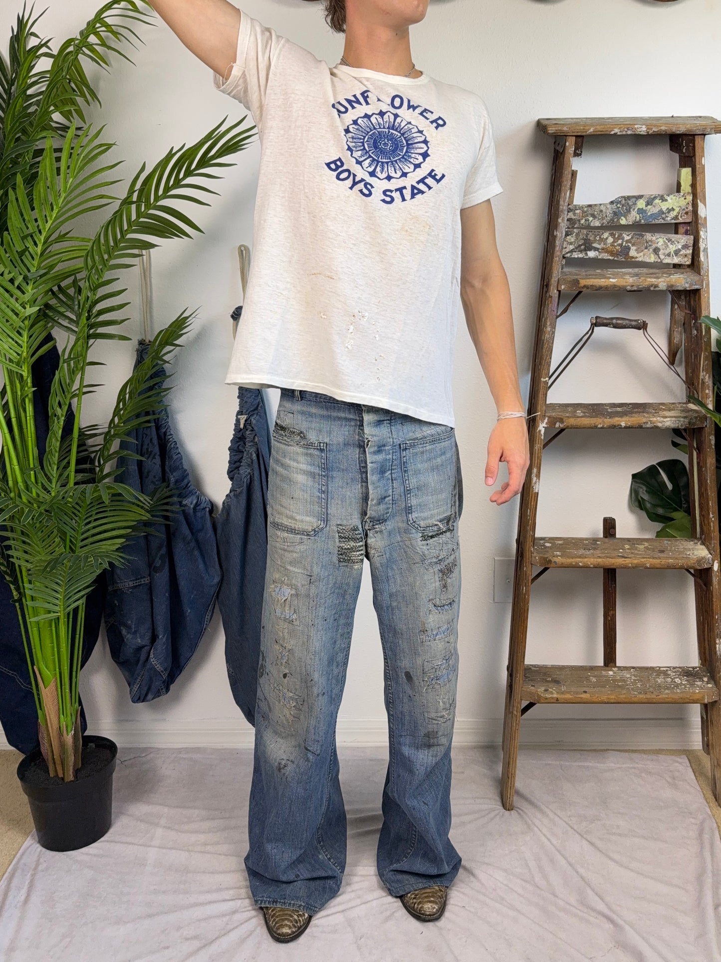 1940s Flower Boys State Tee (M/L)