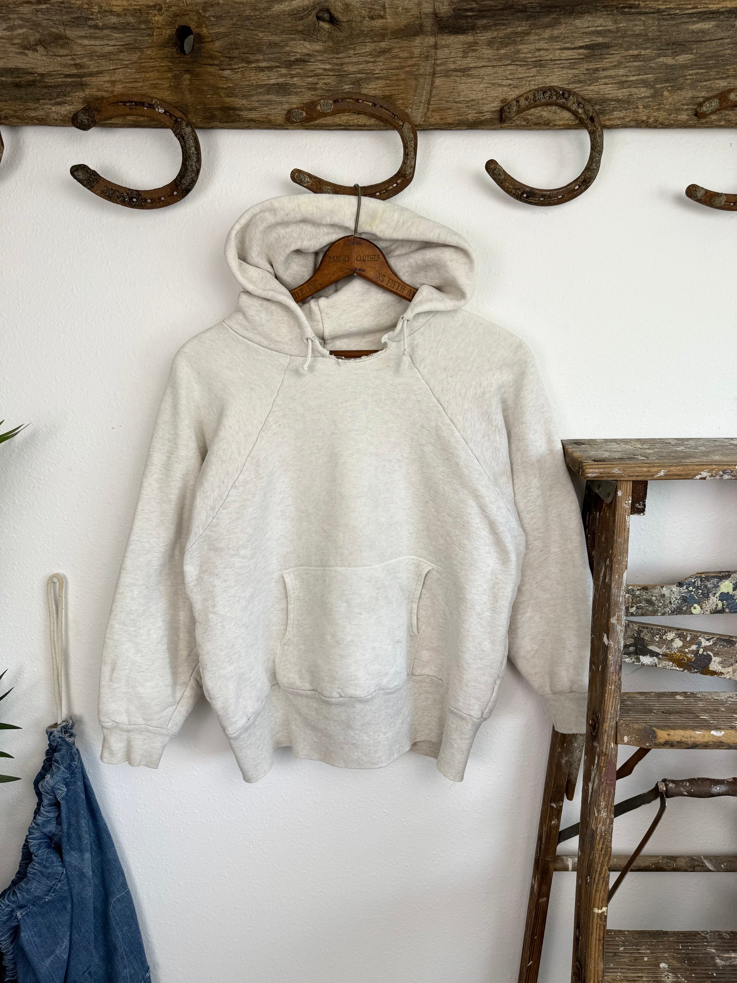 1950s Brent Grey Fully Thermal Lined Hoodie (XL)