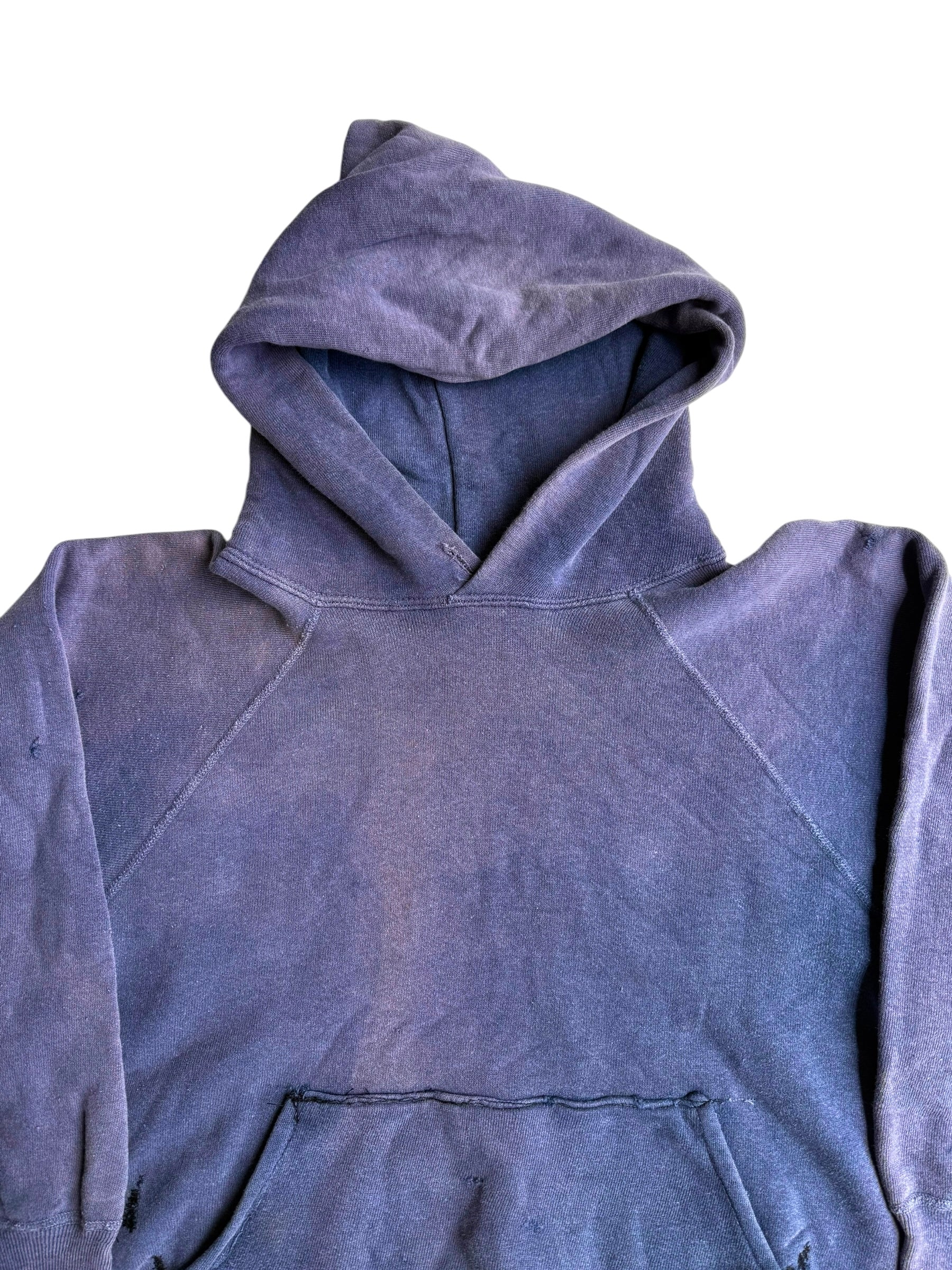 1950s Blueberry Sun Faded Hoodie (S/M)