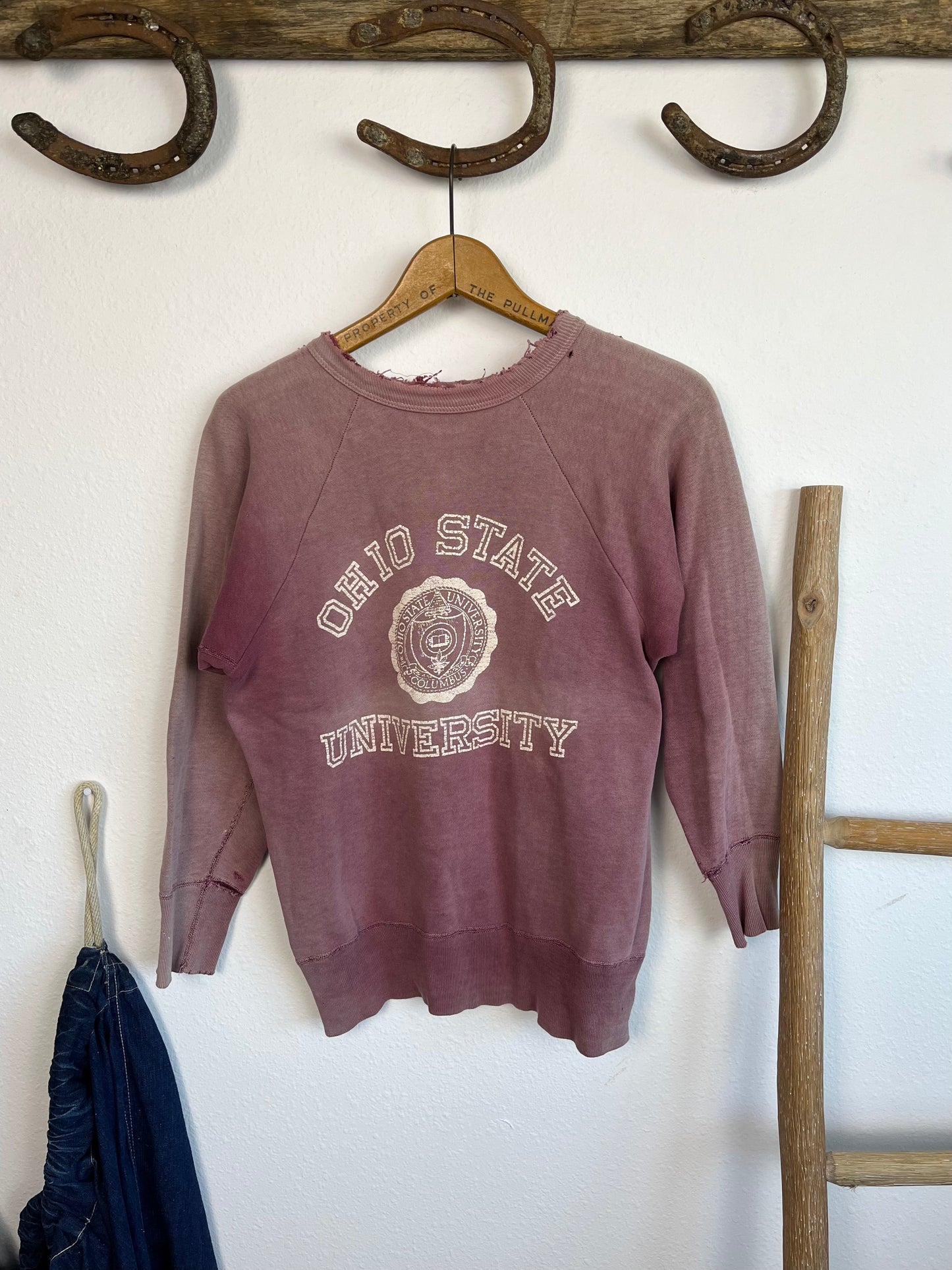 1950’s Hanes Sun Faded Ohio State Sweatshirt (S/M)