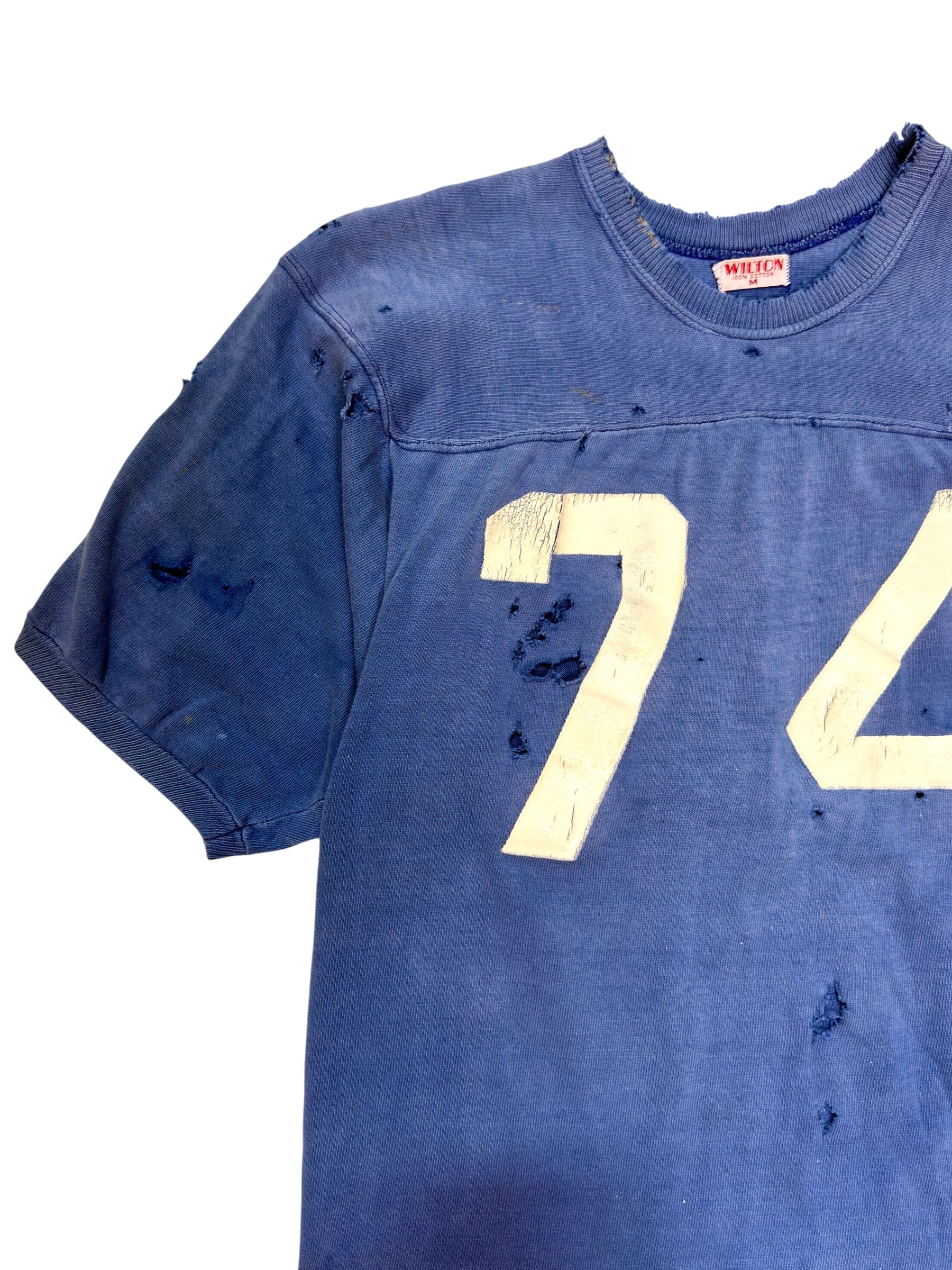1940s ‘74’ Cotton Sun Faded Jersey (S/M)