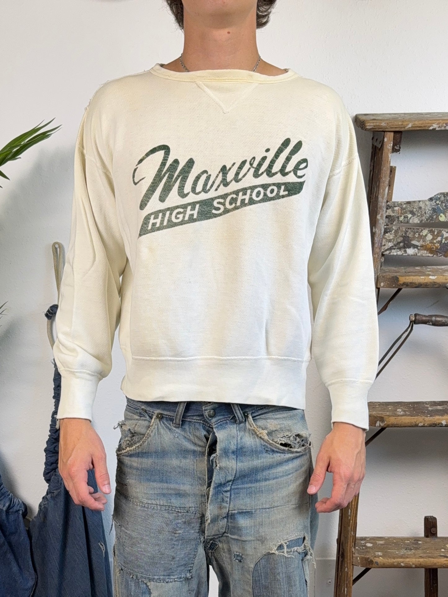 1950s Maxville High School Double V Sweatshirt (M)