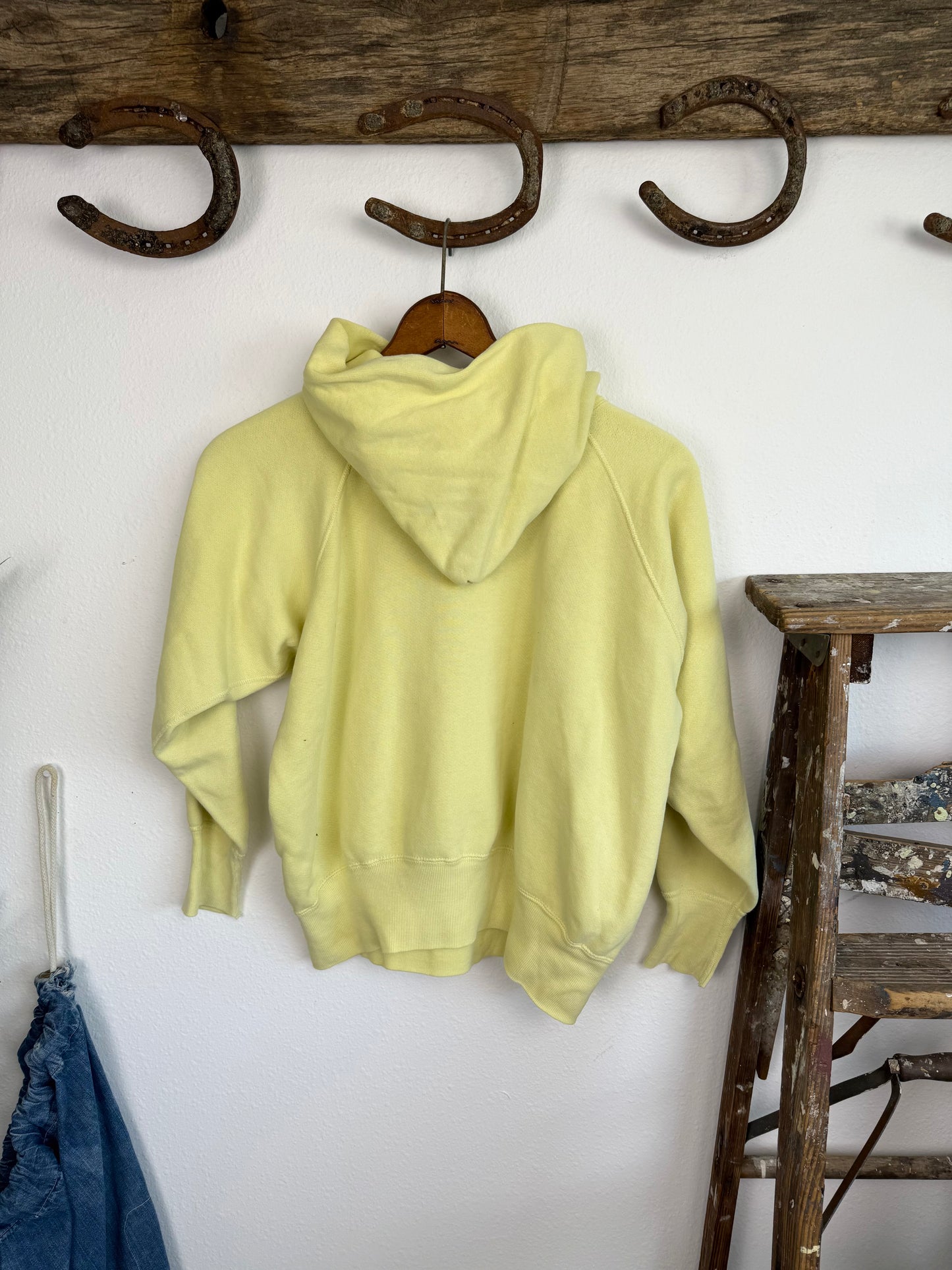 1950s Faded Yellow Hoodie (L/XL)