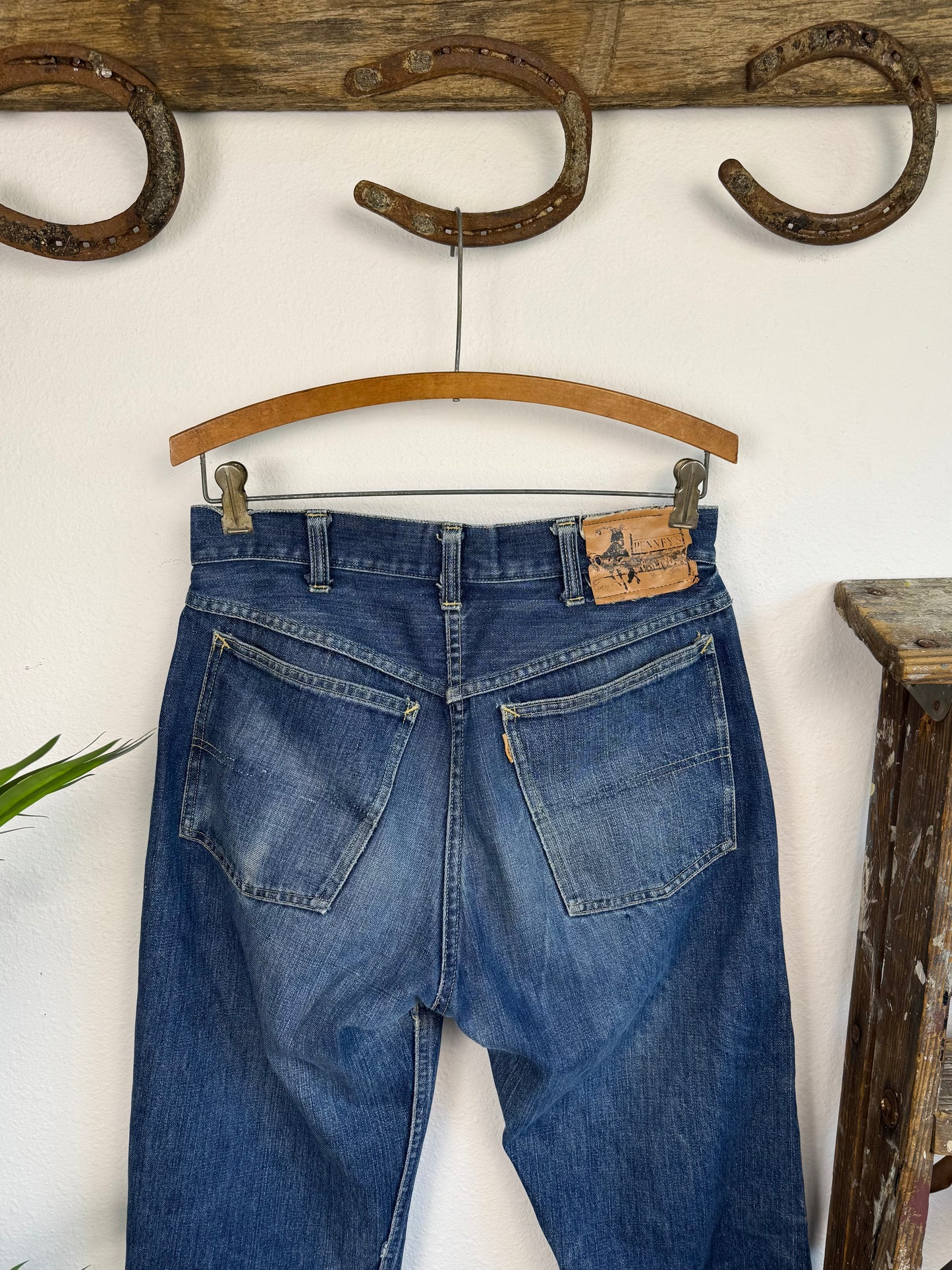 1940s JC Penny Foremost Selvedge Jeans W/ Match Strikes (30)