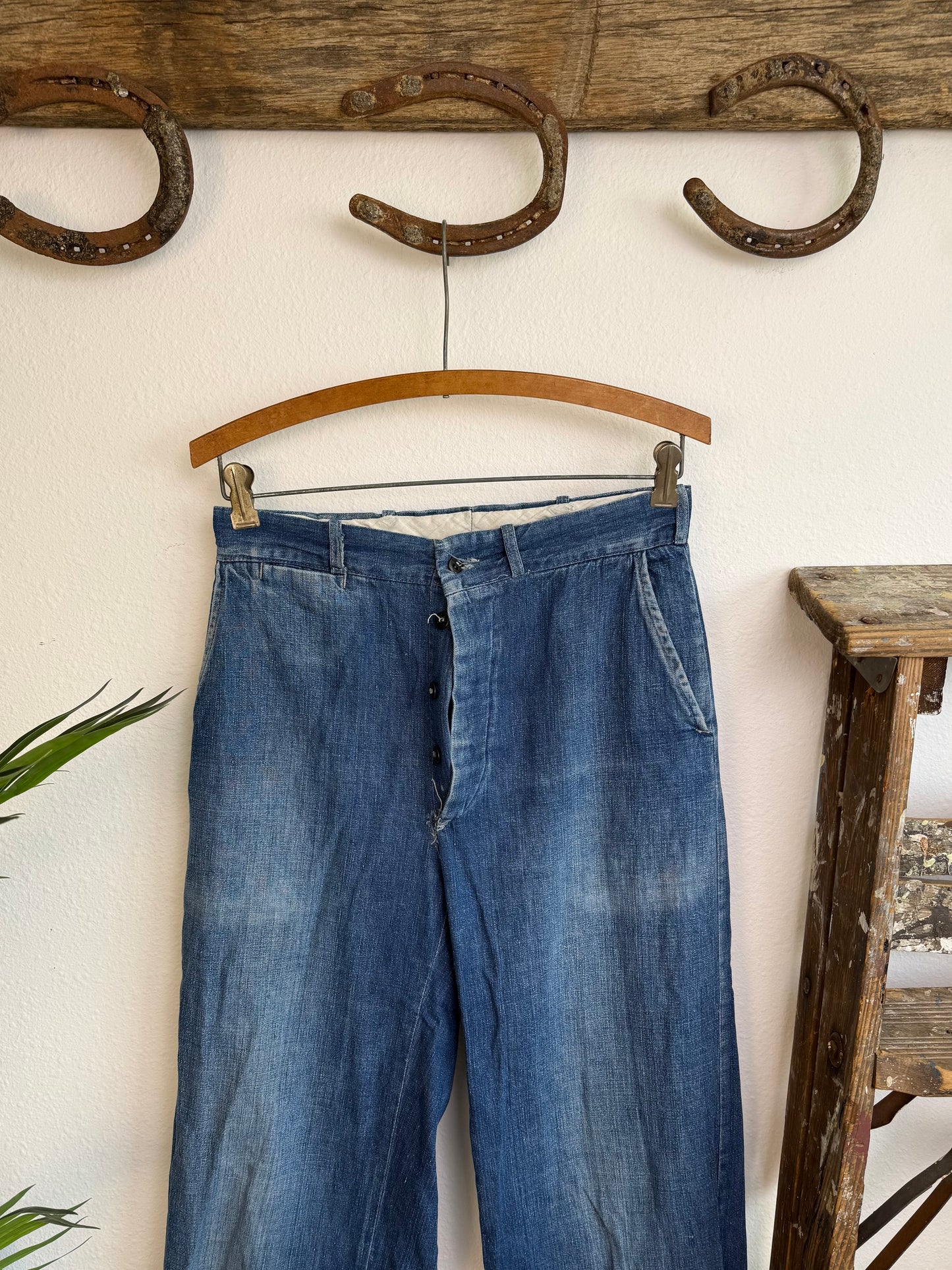 1940s/1950s Denim Chinos (29)