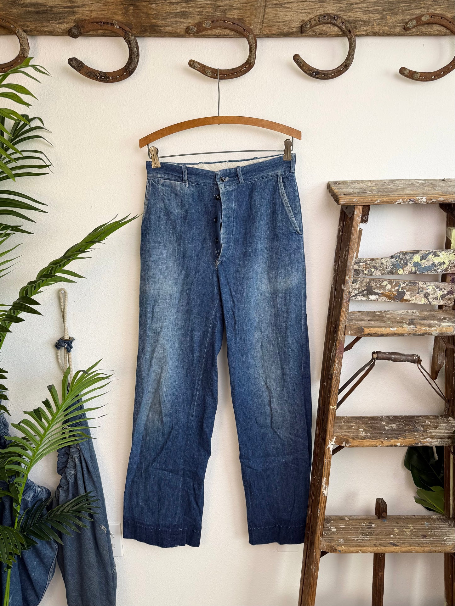 1940s/1950s Denim Chinos (29)